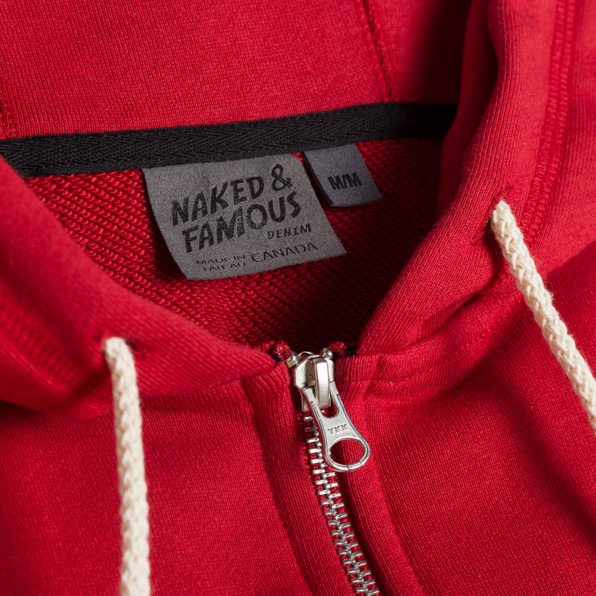  Zip Hoodie - French Terry - Red 