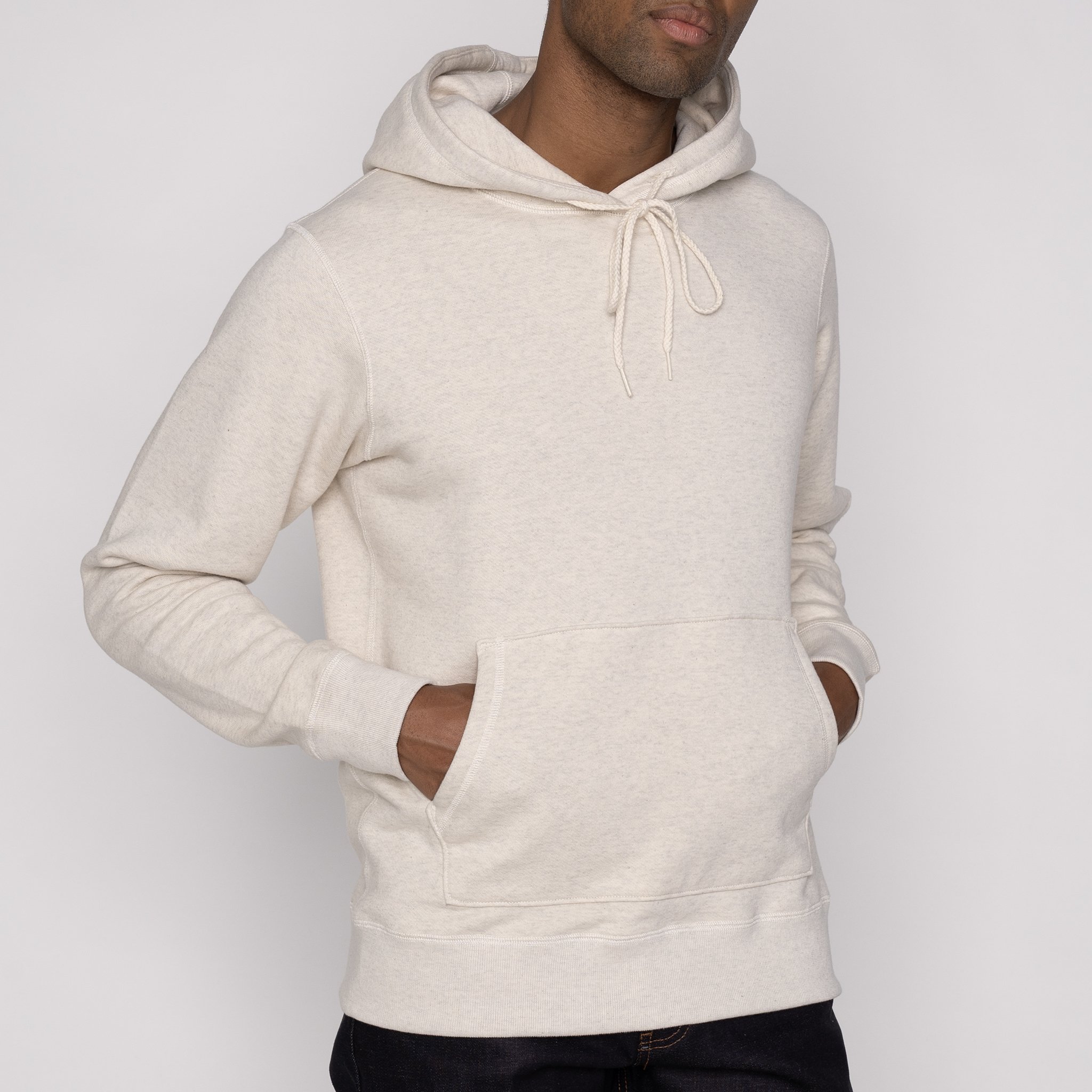  Pullover Hoodie - French Terry - Oatmeal 