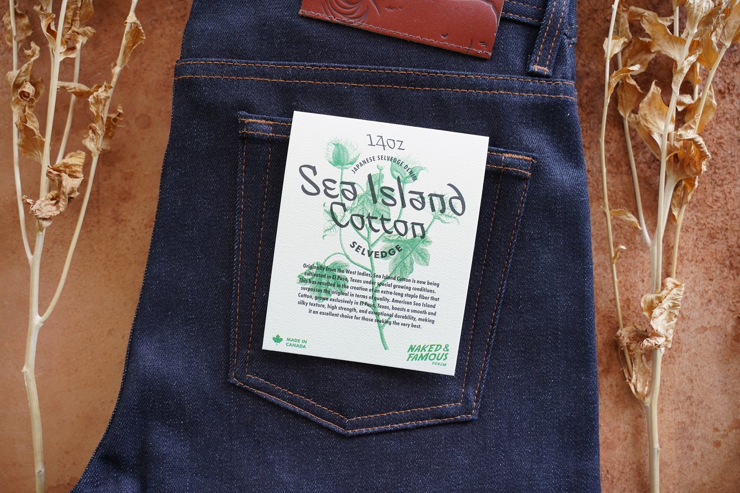 Sea Island Cotton Selvedge - Pocket Flasher