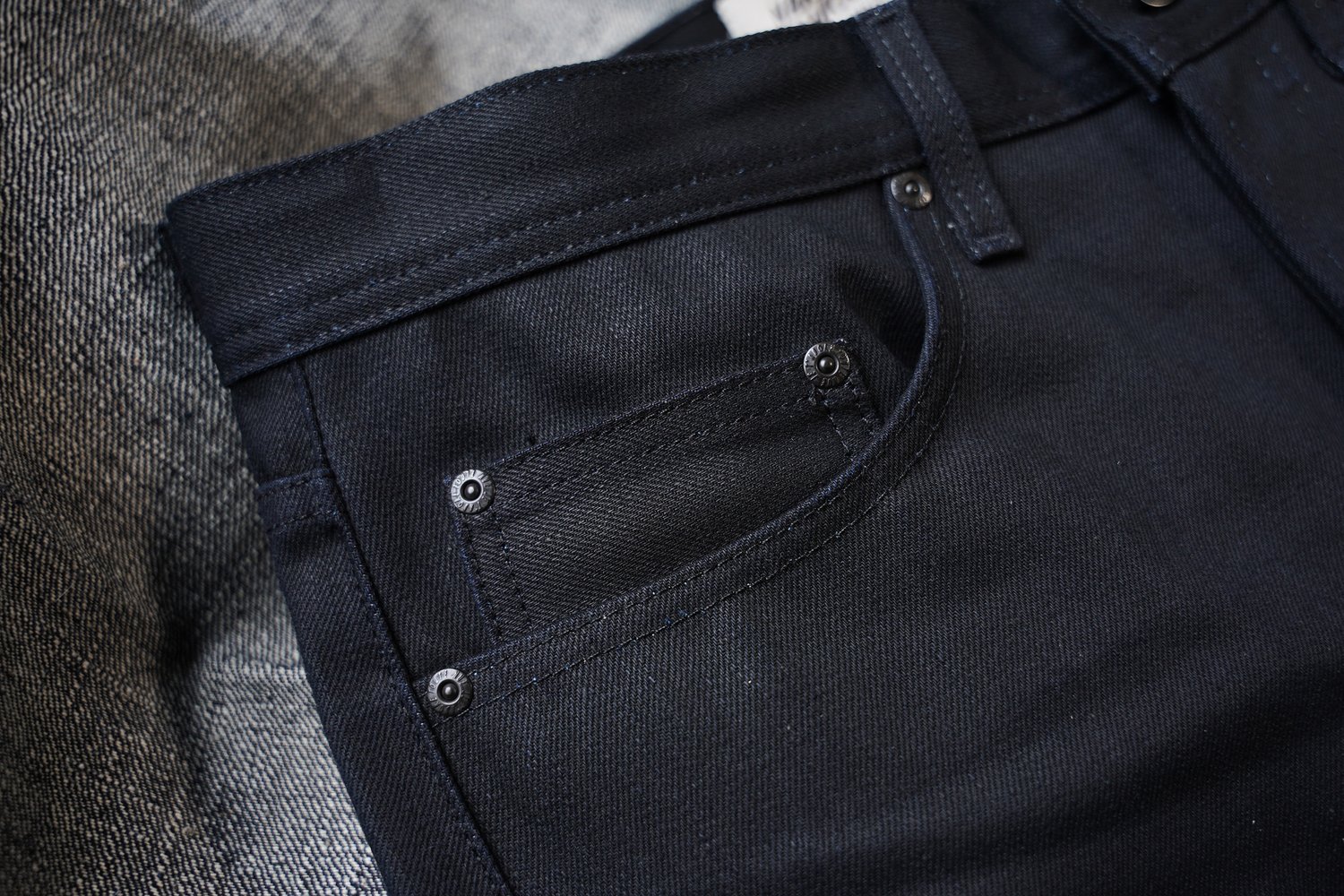 Sumi Ink Coated Selvedge - Coin Pocket