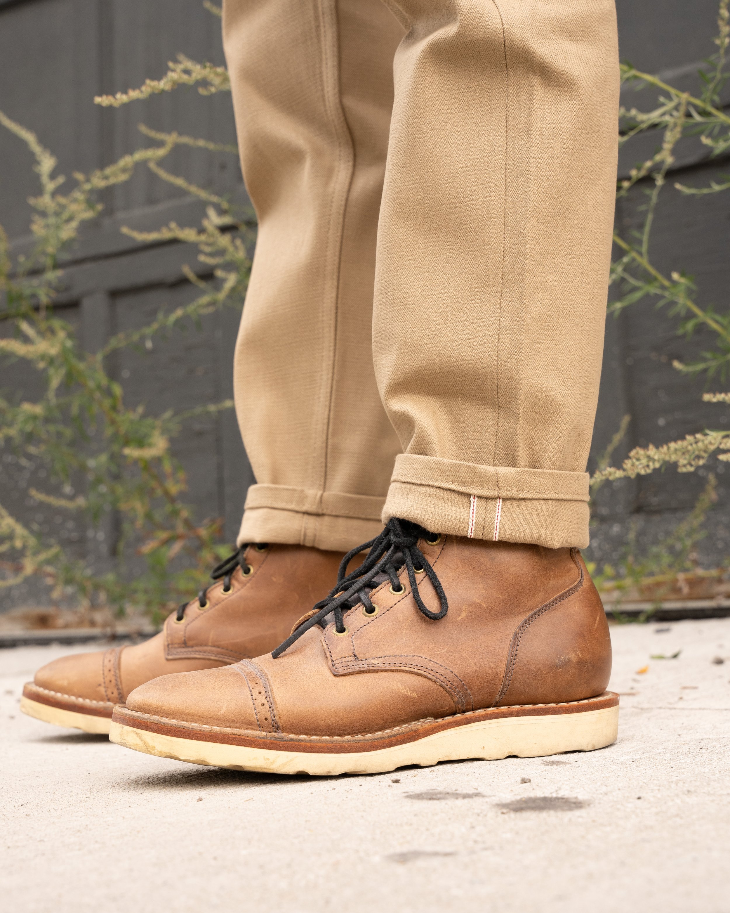 Camel Slub Selvedge - Lifestyle - Cuff