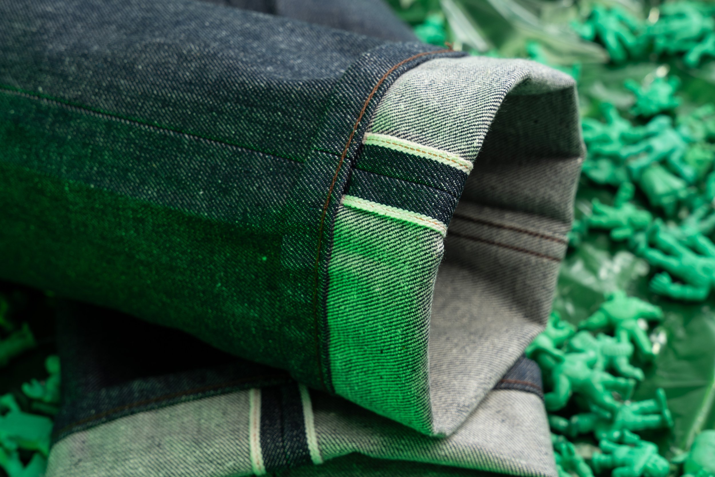 Greencast Slub Selvedge - Cuff