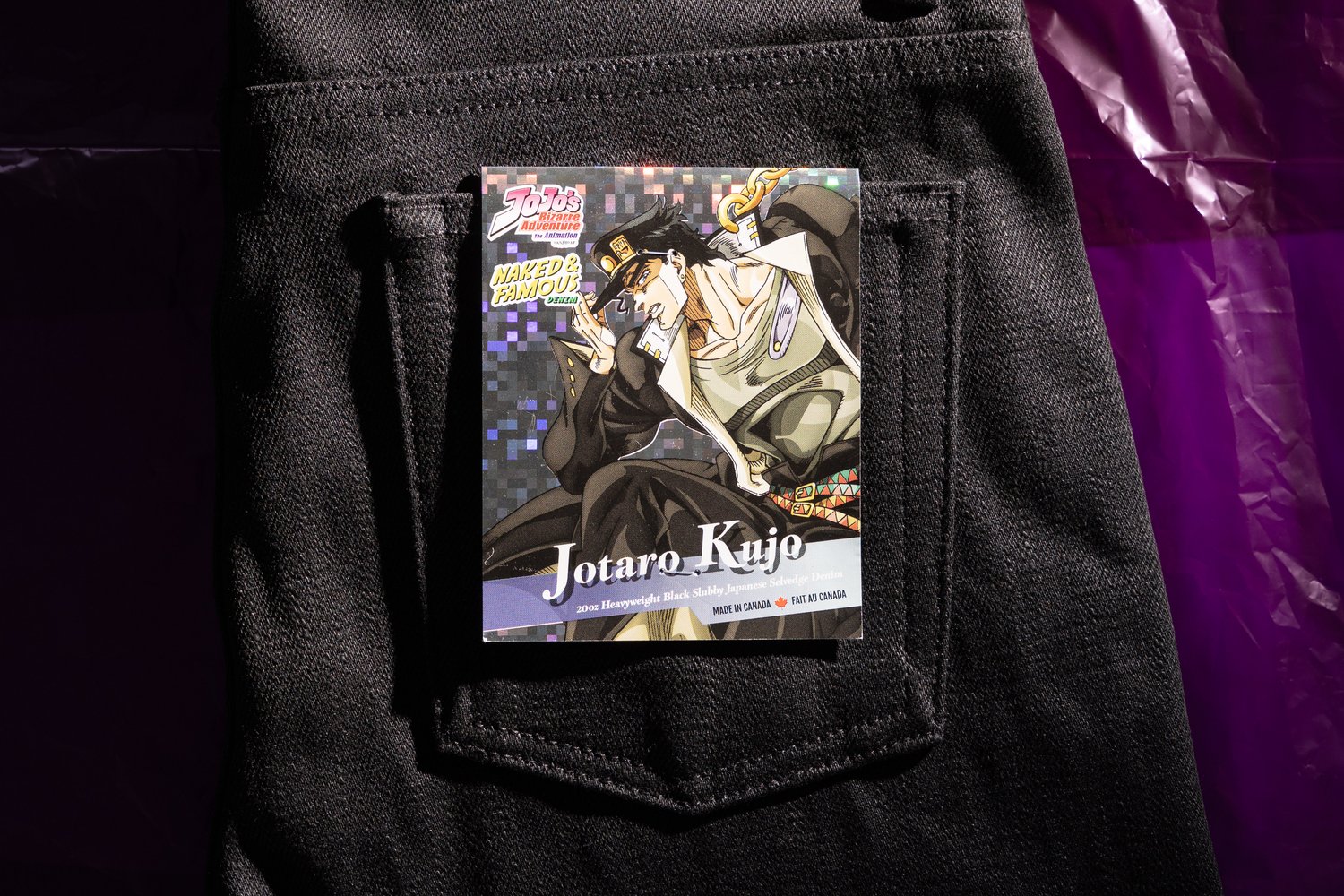 Jotaro Kujo Selvedge - Pocket Flasher