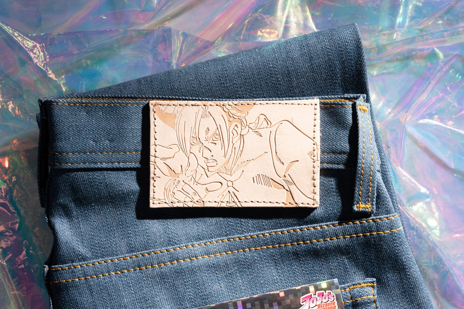 Jolyne Cujoh Selvedge - Leather Patch