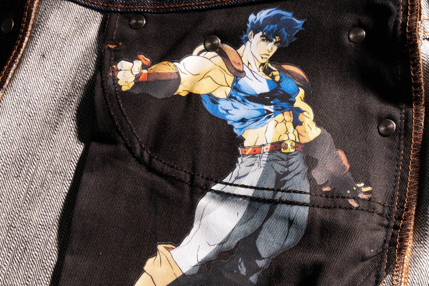 Jonathan Joestar Selvedge - Printed Pocket Bag