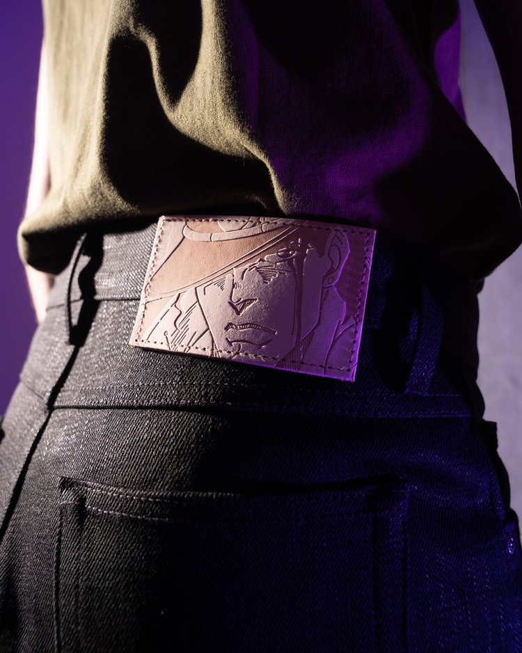 Jotaro Kujo Selvedge - Style de vie - Patch en cuir