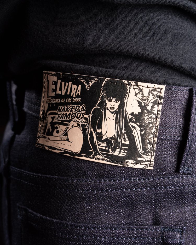 Elvira Mistress Of The Dark Selvedge Lifestyle - Leather Patch