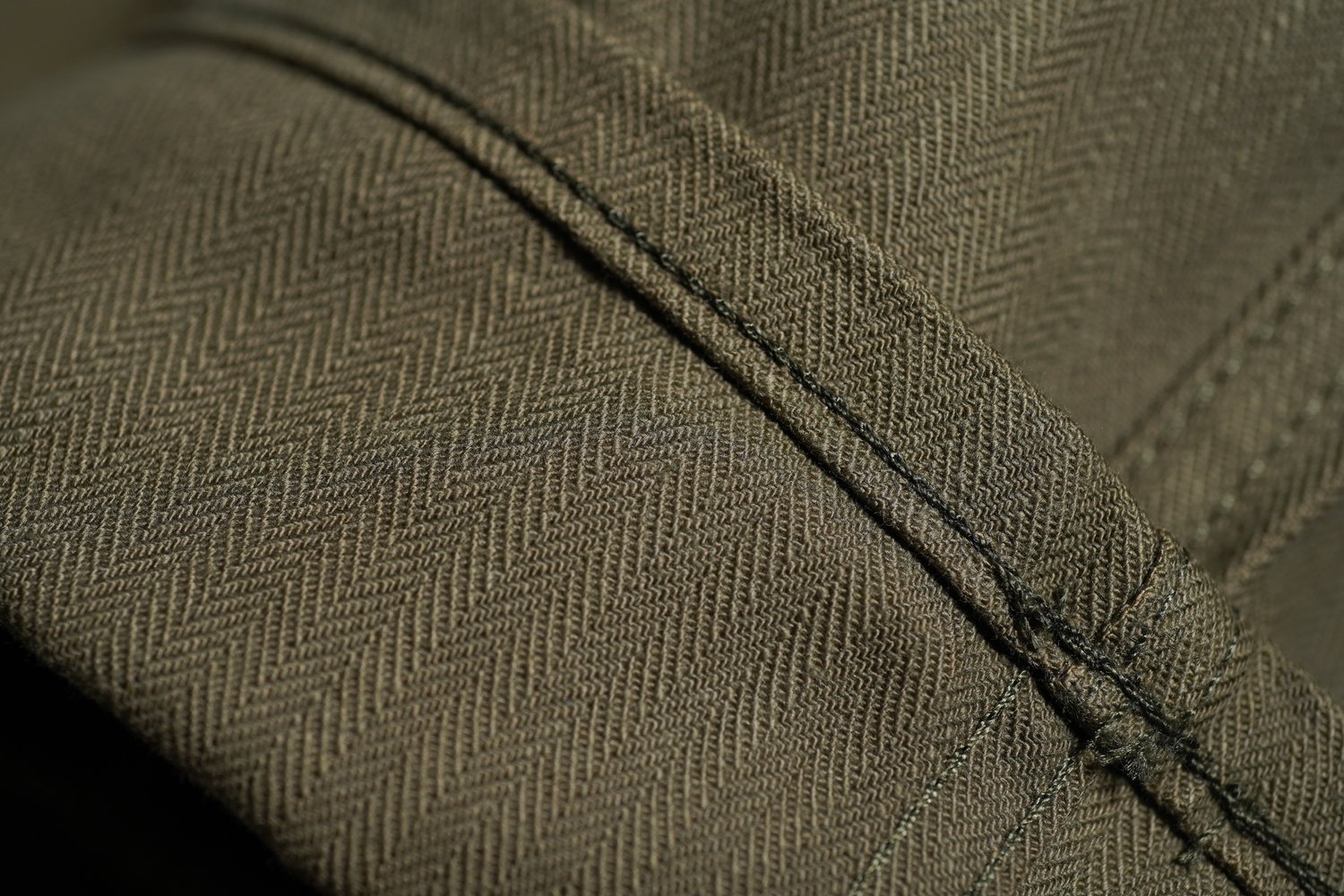 Army HBT - Olive Drab - Cuff Macro