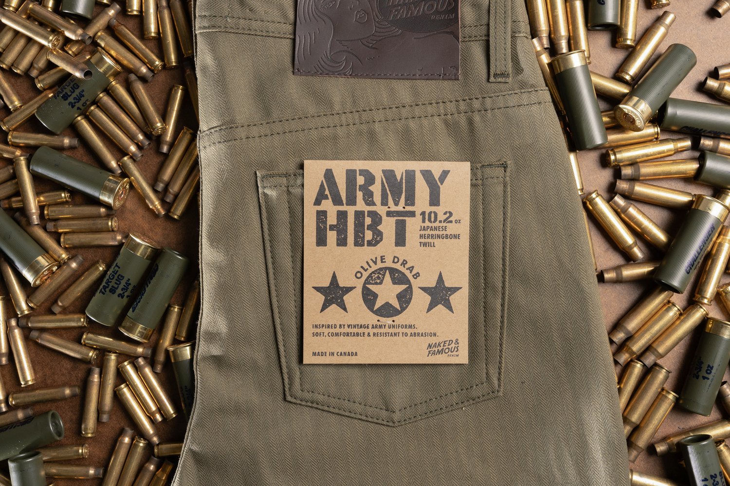 Army HBT - Olive Drab - Pocket Flash