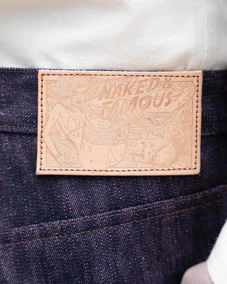 15th Anniversary Selvedge - Model Leather Patch