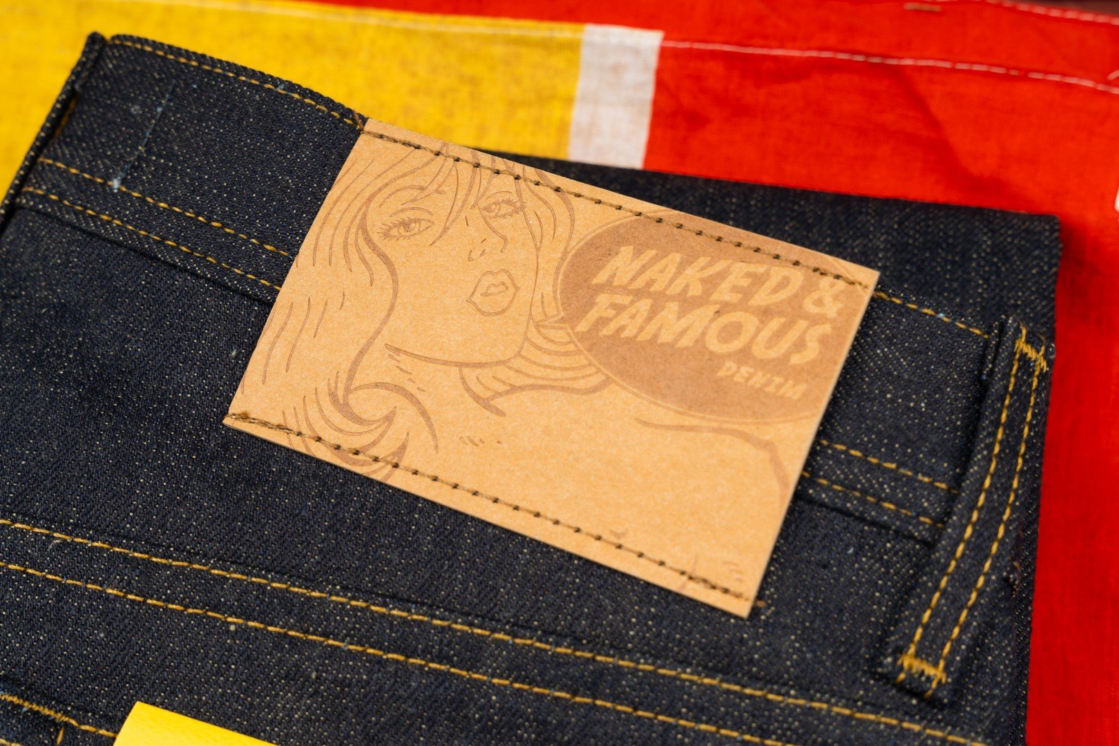 Pagoda Dyed Selvedge - Cardboard Patch