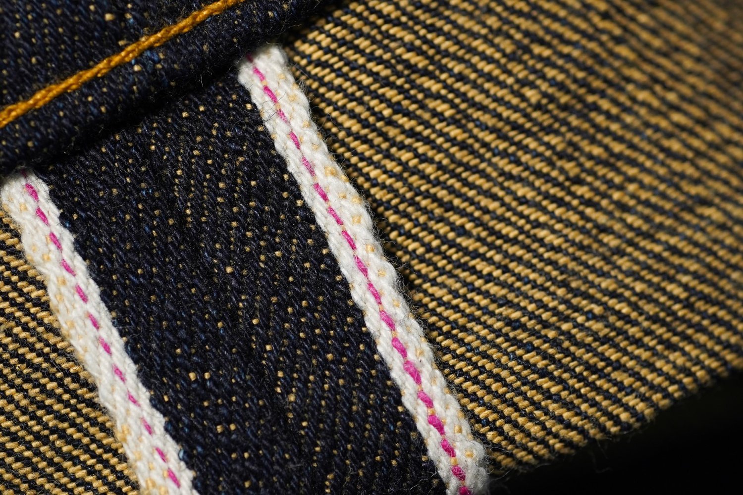 Pagoda Dyed Selvedge - Selvedge ID Close up