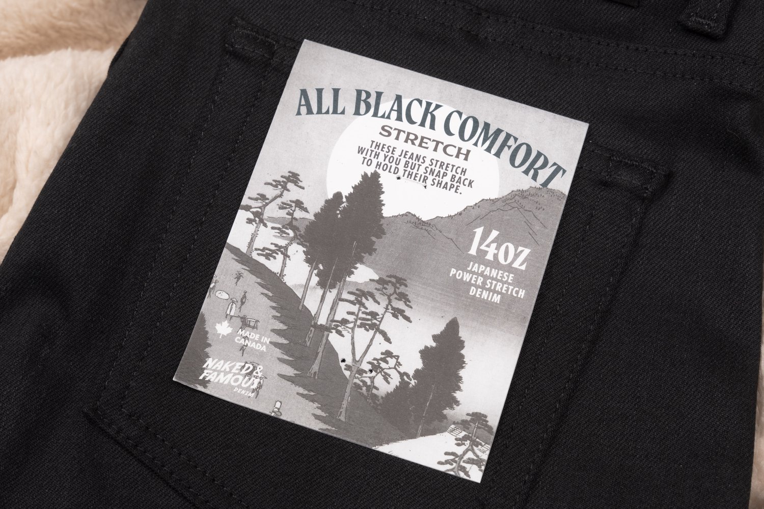 All Black Comfort Stretch - Pocket Flasher