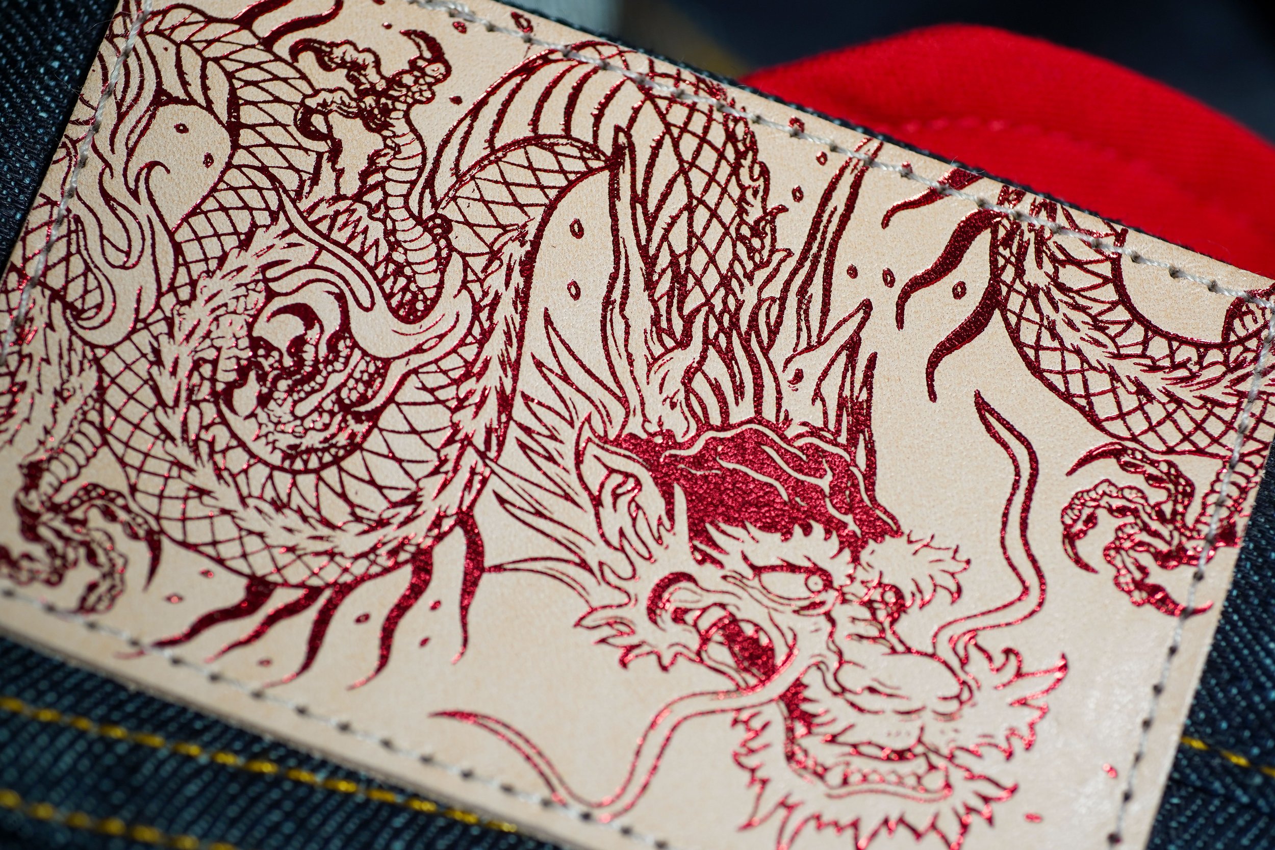 CNY - Year Of The Dragon - Macro Leather Patch