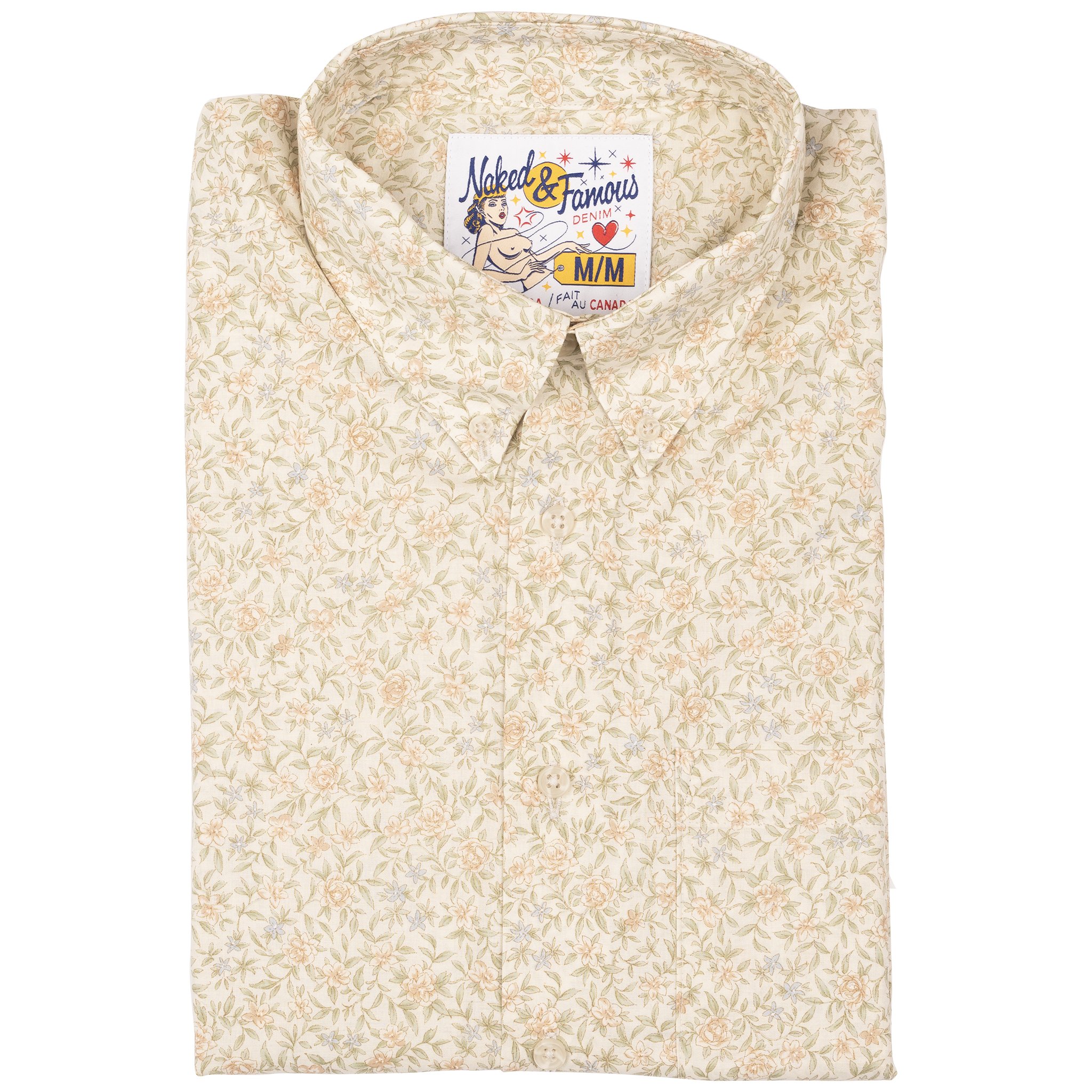  Easy Shirt - Bell Flowers - Cream 