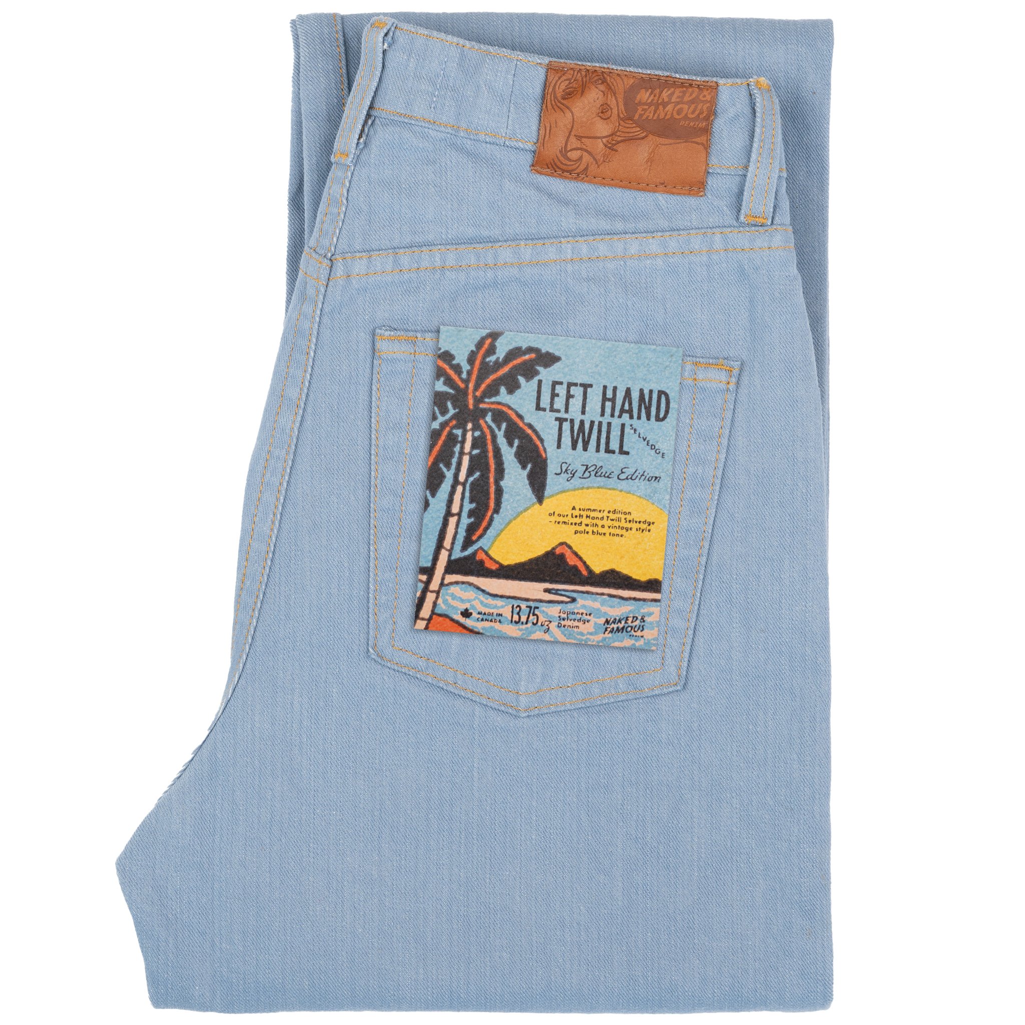  Women’s Left Hand Twill Selvedge Sky Blue Edition Jeans 