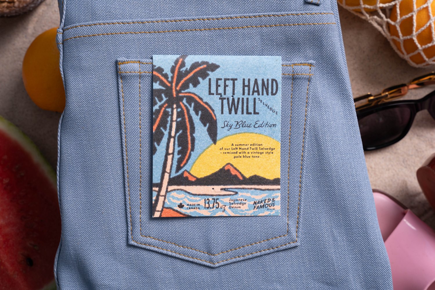 Left Hand Twill - Sky Blue Edition - Pocket Flasher