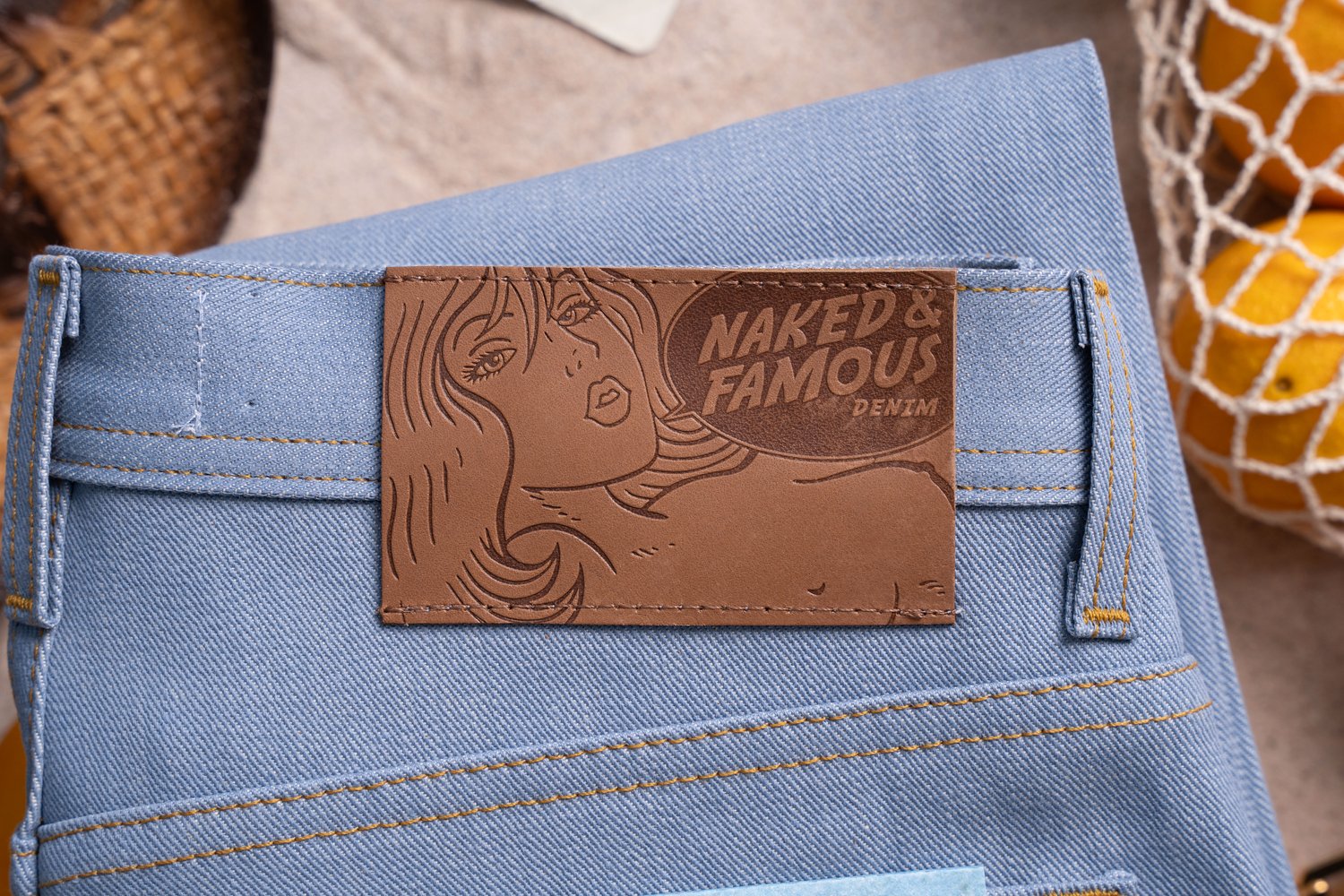 Left Hand Twill - Sky Blue Edition - Leather Patch