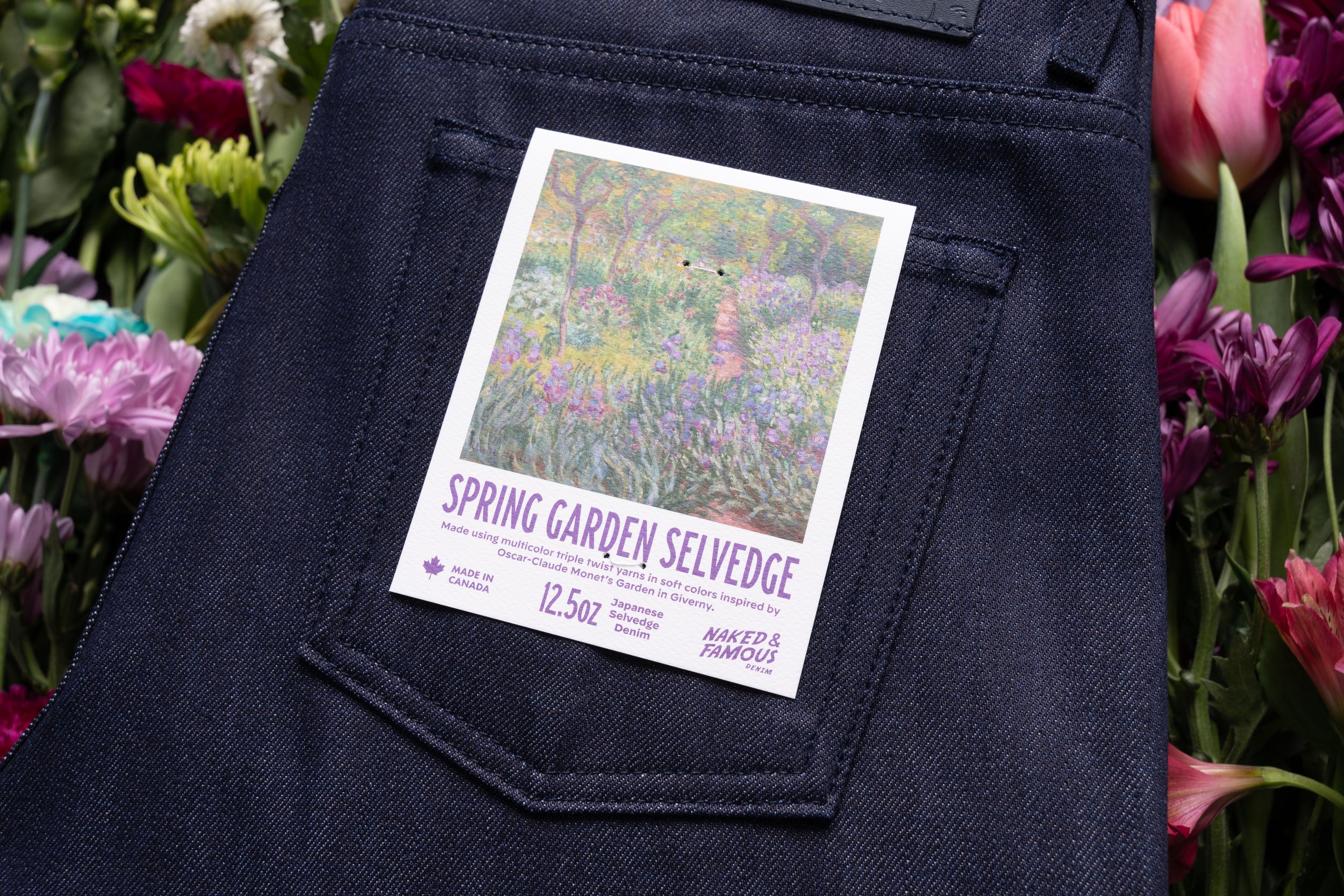Spring Garden Selvedge - Pocket Flasher
