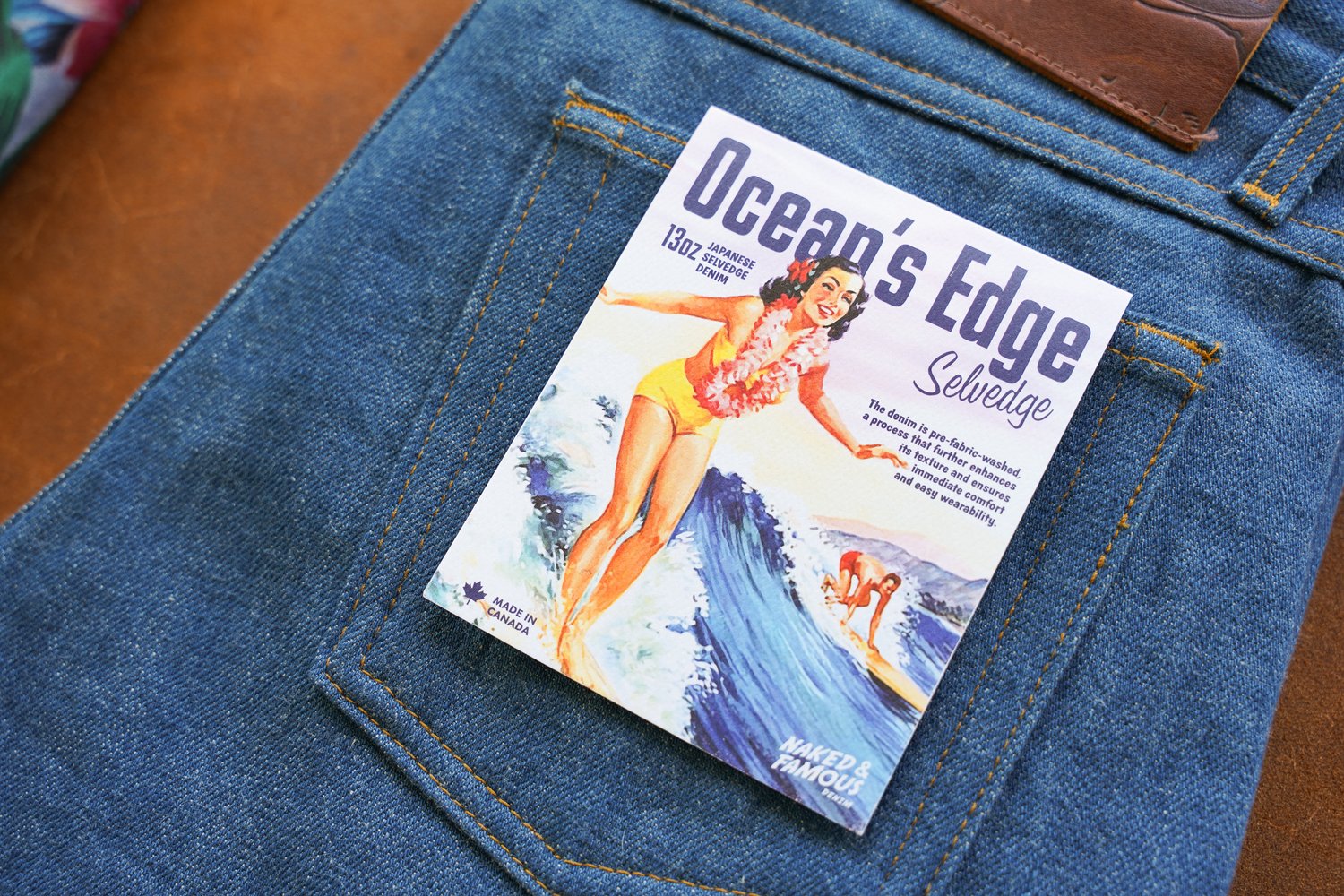 Oceans Edge Selvedge - Pocket Flasher