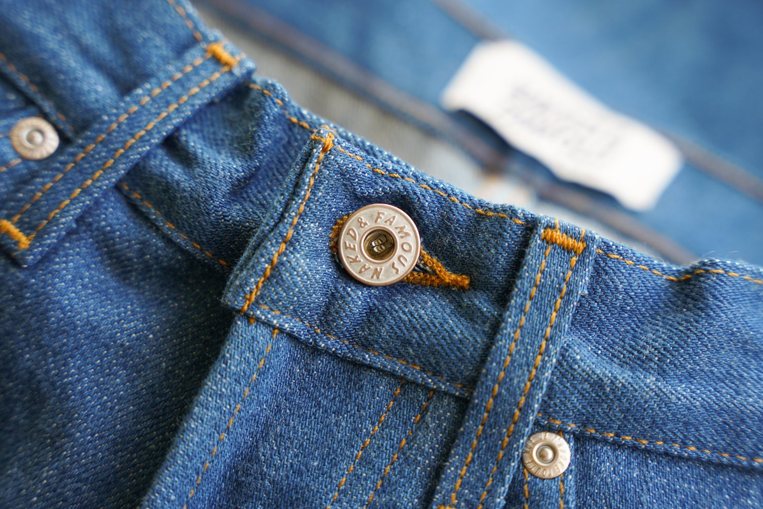 Oceans Edge Selvedge - Waist Button