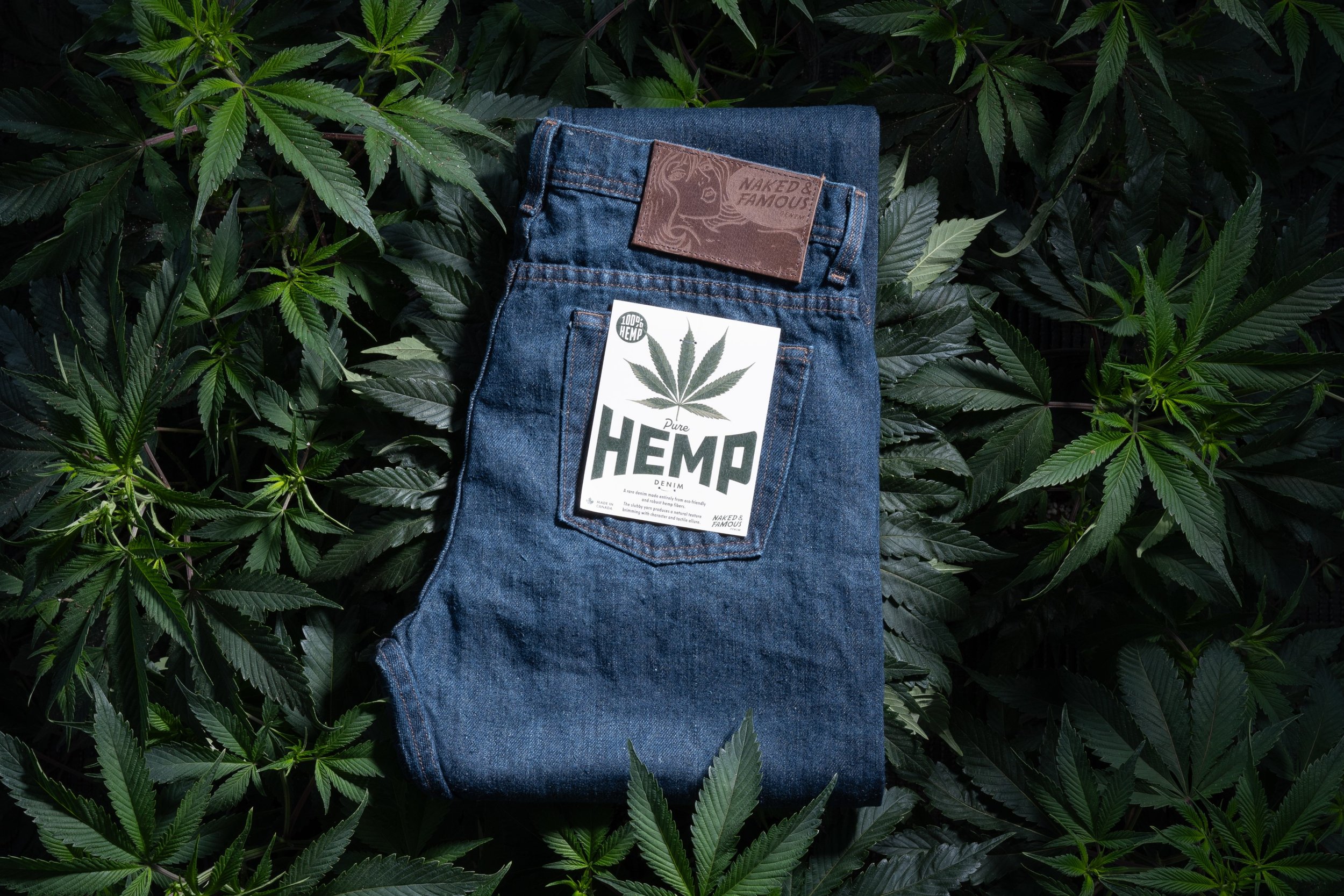 Pure Hemp Denim - Folded Flat