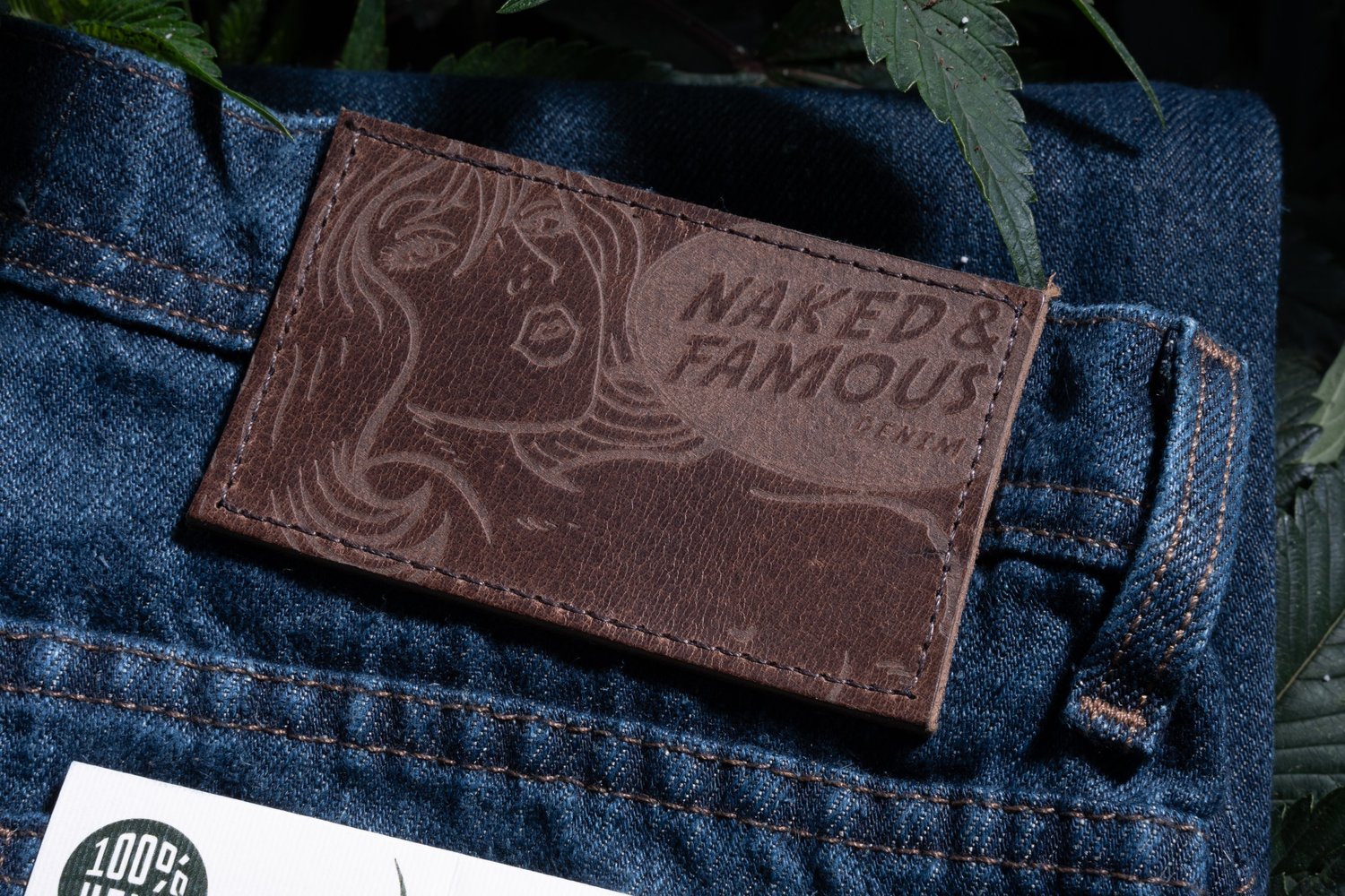 Pure Hemp Denim - Leather Patch