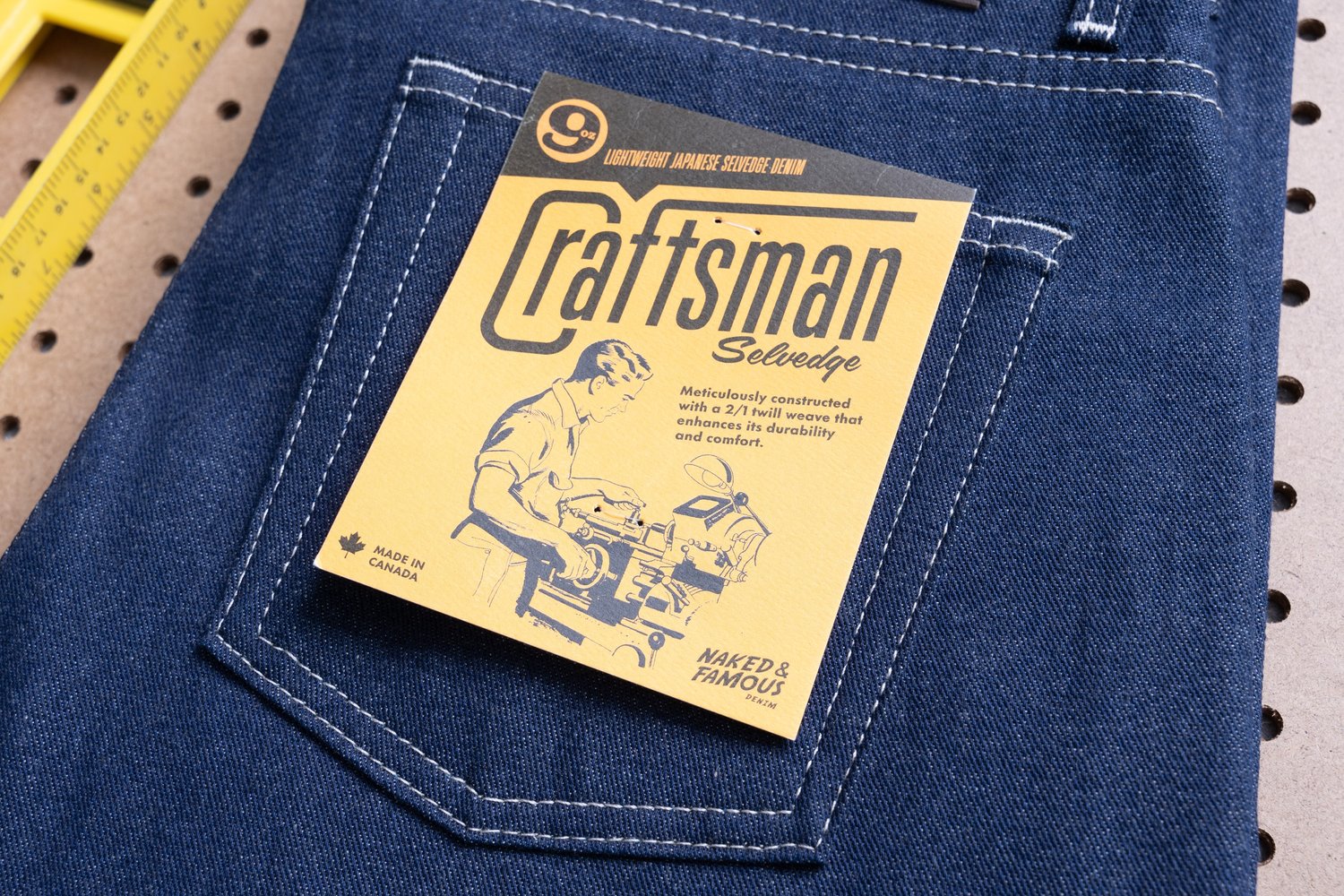 Craftsman Selvedge - Pocket Flasher
