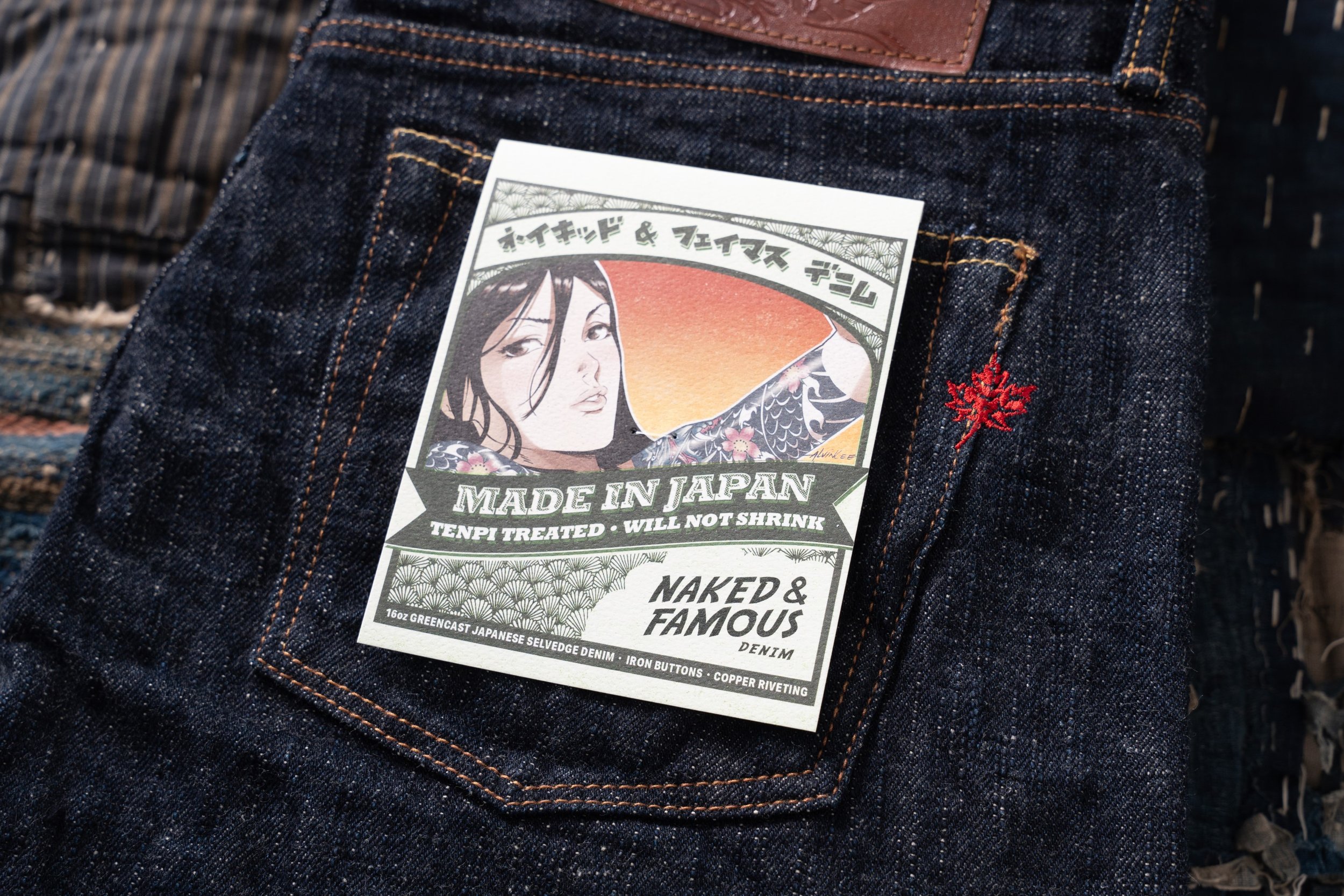 MIJ12 - Aomidori Selvedge - Pocket Flasher