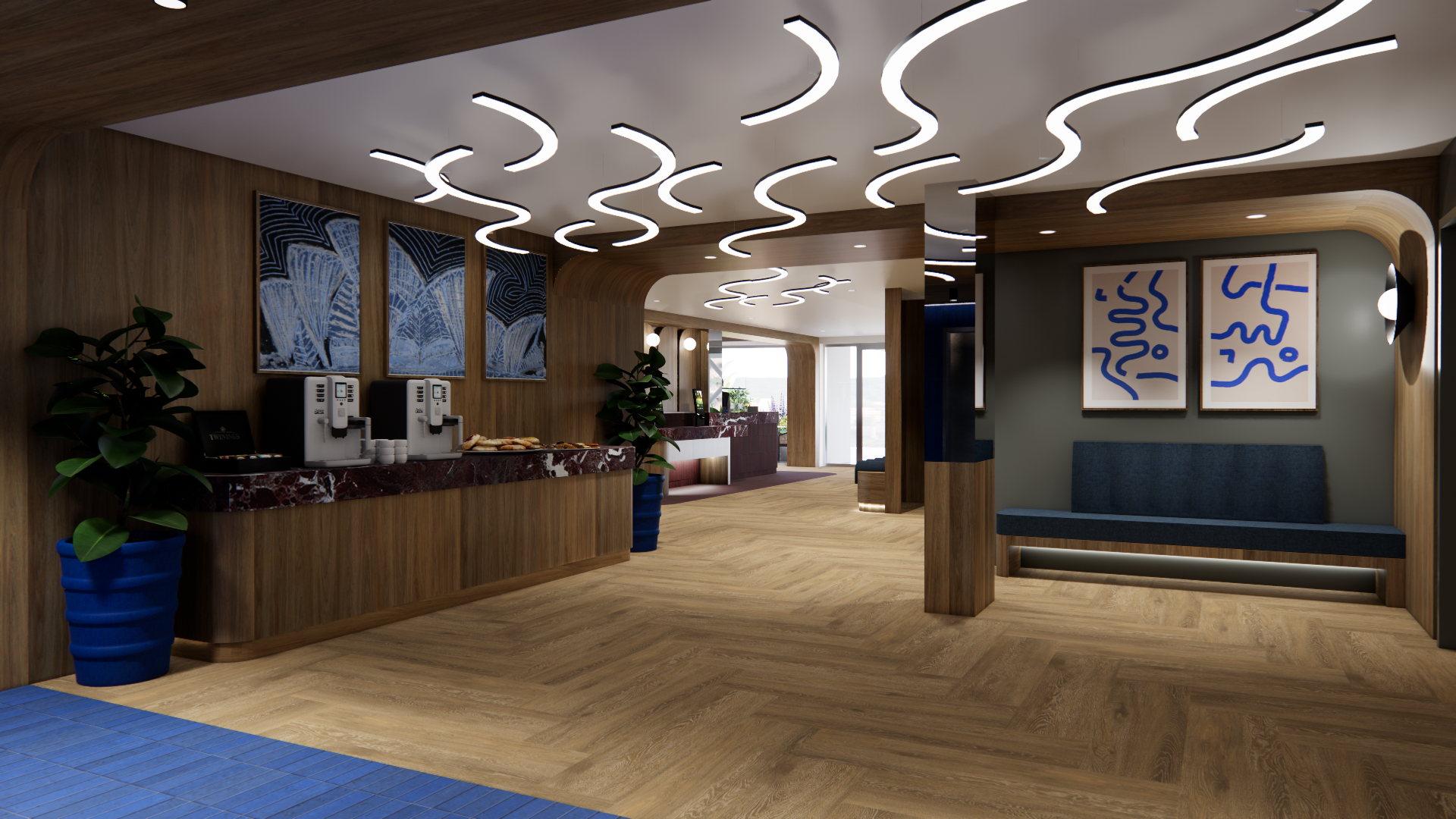 LOBBY &amp; CAFE REFURBISHMENT (IN PROGRESS)