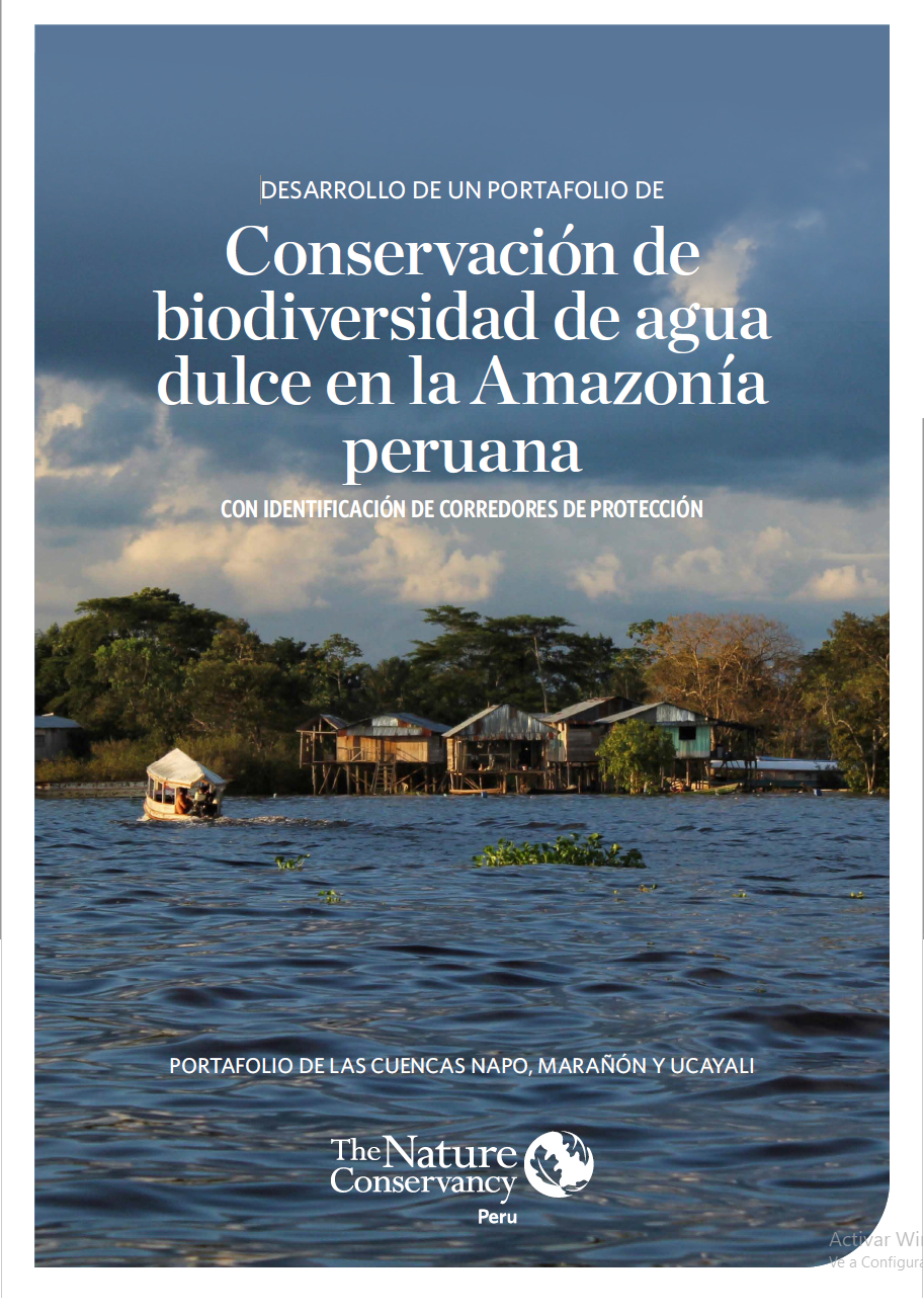 Portafolio de conservación de biodiversidad (Blueprint de biodiversidad)