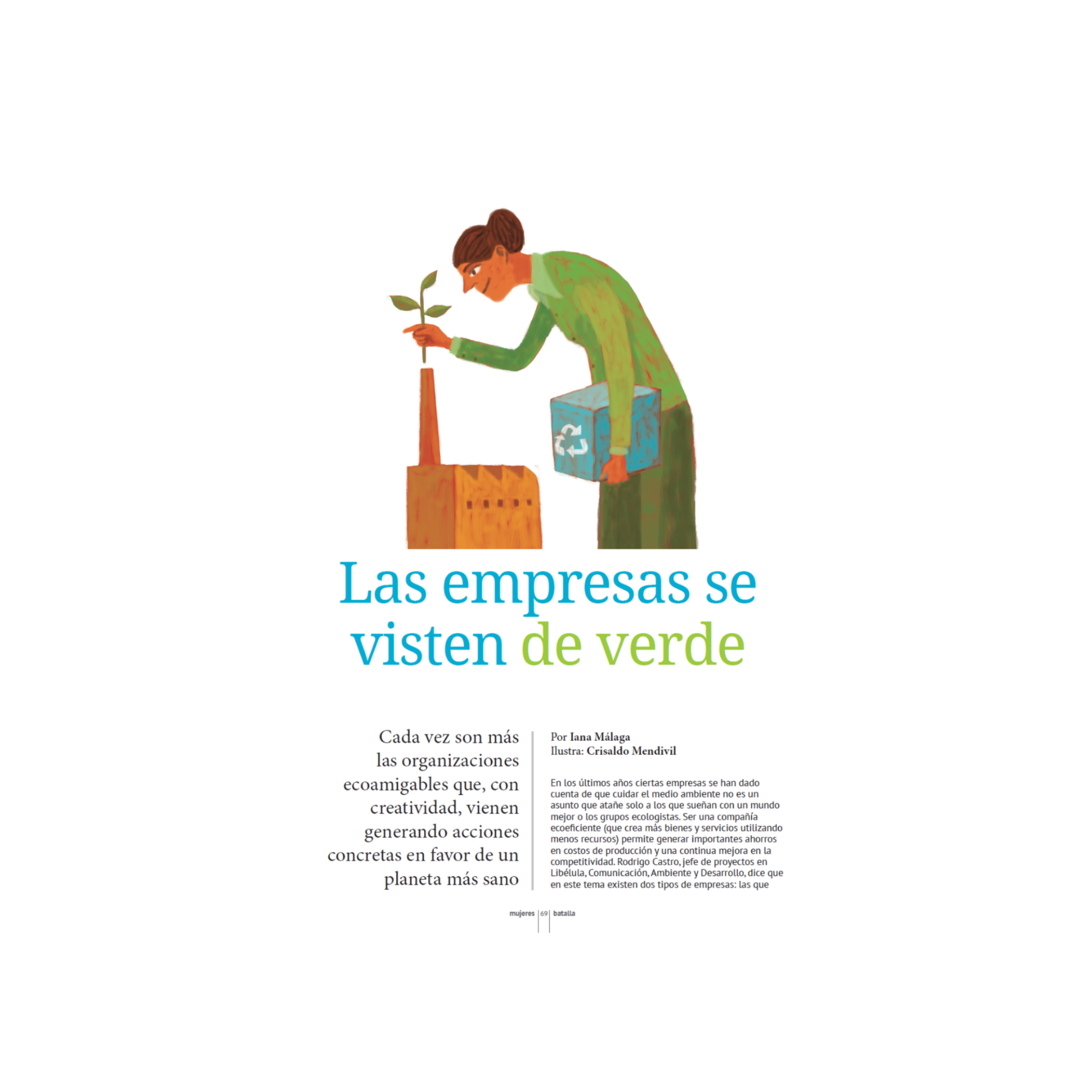 Las empresas se visten de verde 