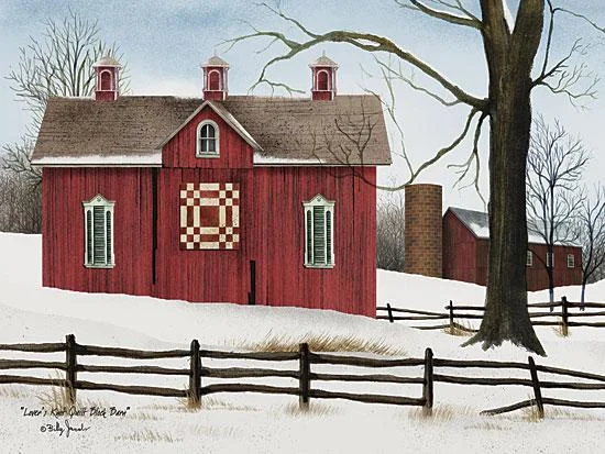 Lover's Knot Quilt Block Barn