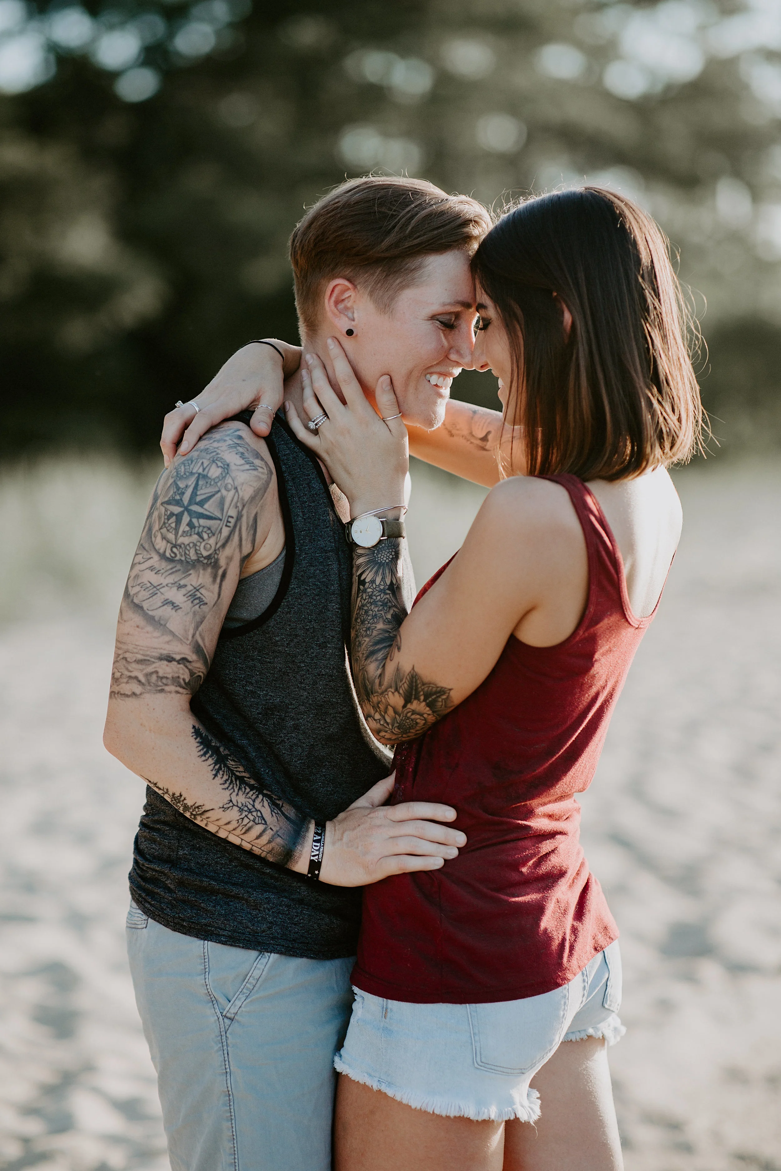 Pine Cliff Recreation Area Beach Engagement session