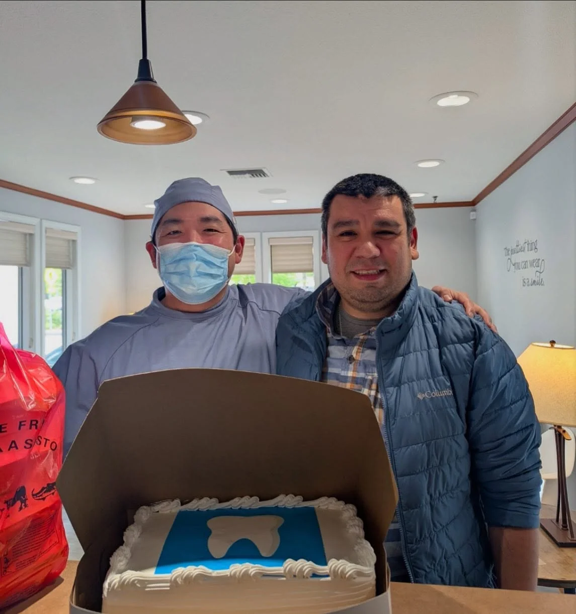 💕Feeling the love from our amazing patients!
A big thank you to Tony and Maria for the thoughtful surprise&mdash;lunch and the most delicious cake! 🍰🤗You truly made our day sweeter.

#Marysville #MarysvilleWA #Washington #MarysvilleOrthodontics #O