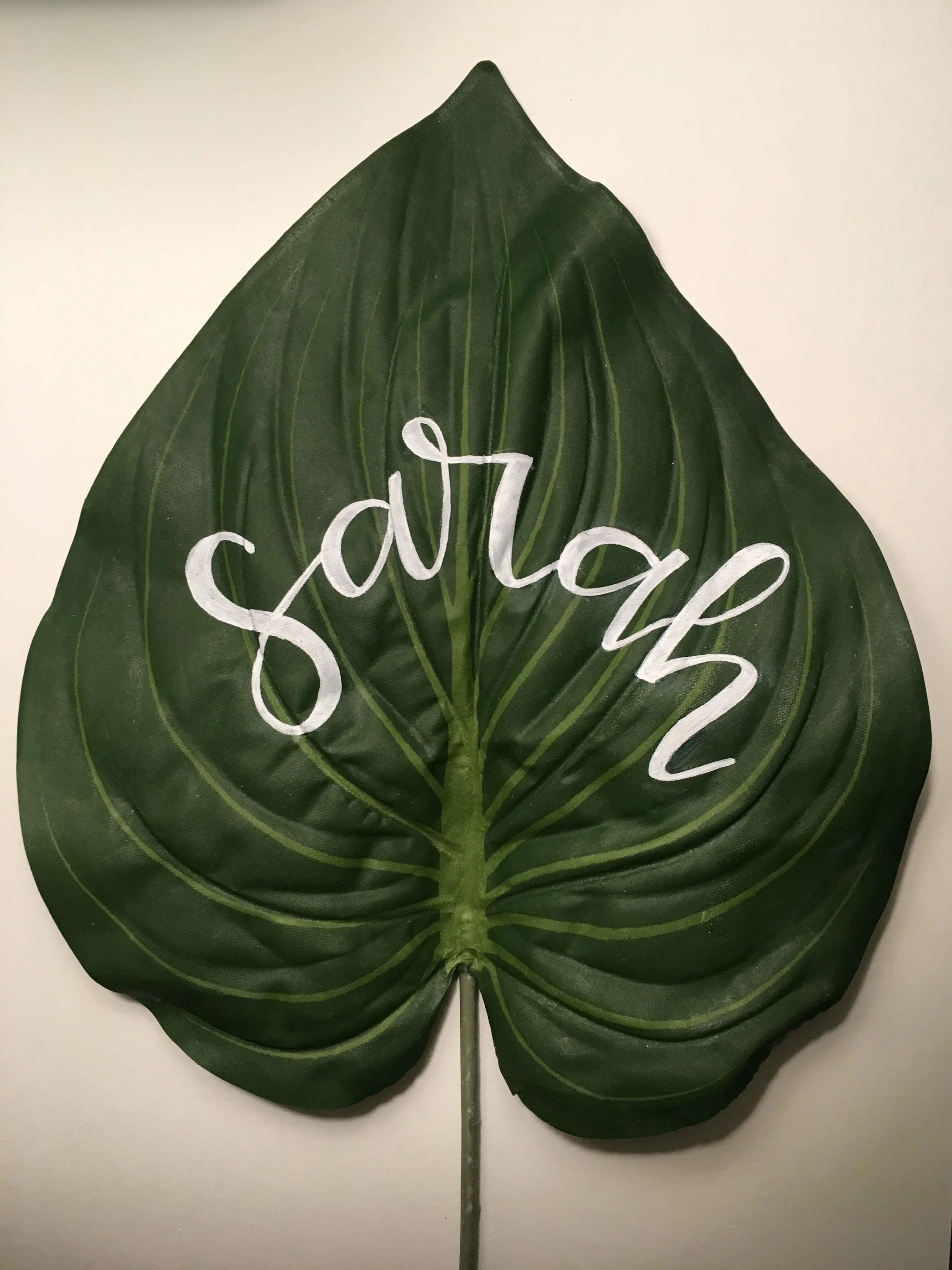 Fabric leaf created for East Coast Creative featured on the Today Show