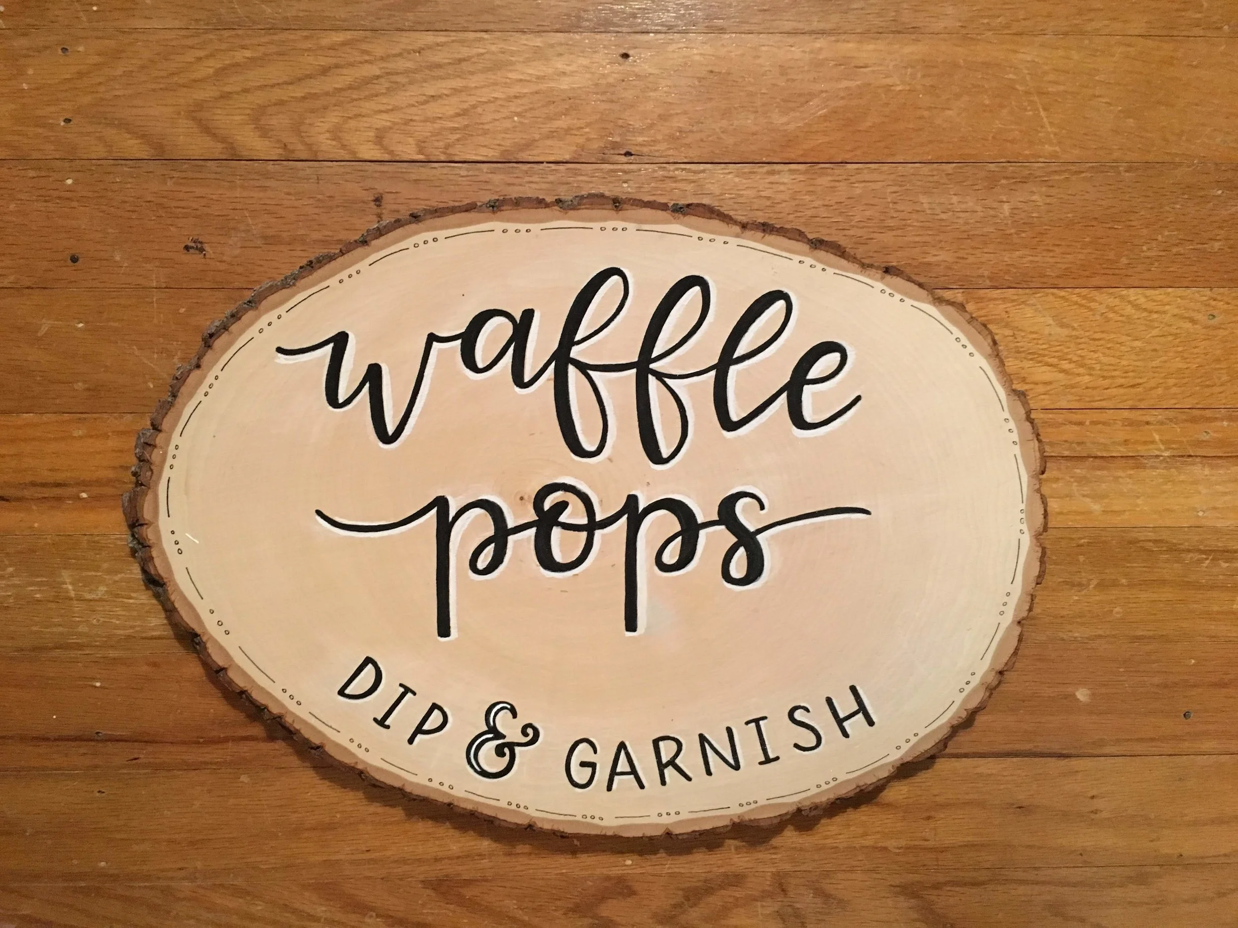 Chalk sign created for East Coast Creative featured on the Today Show