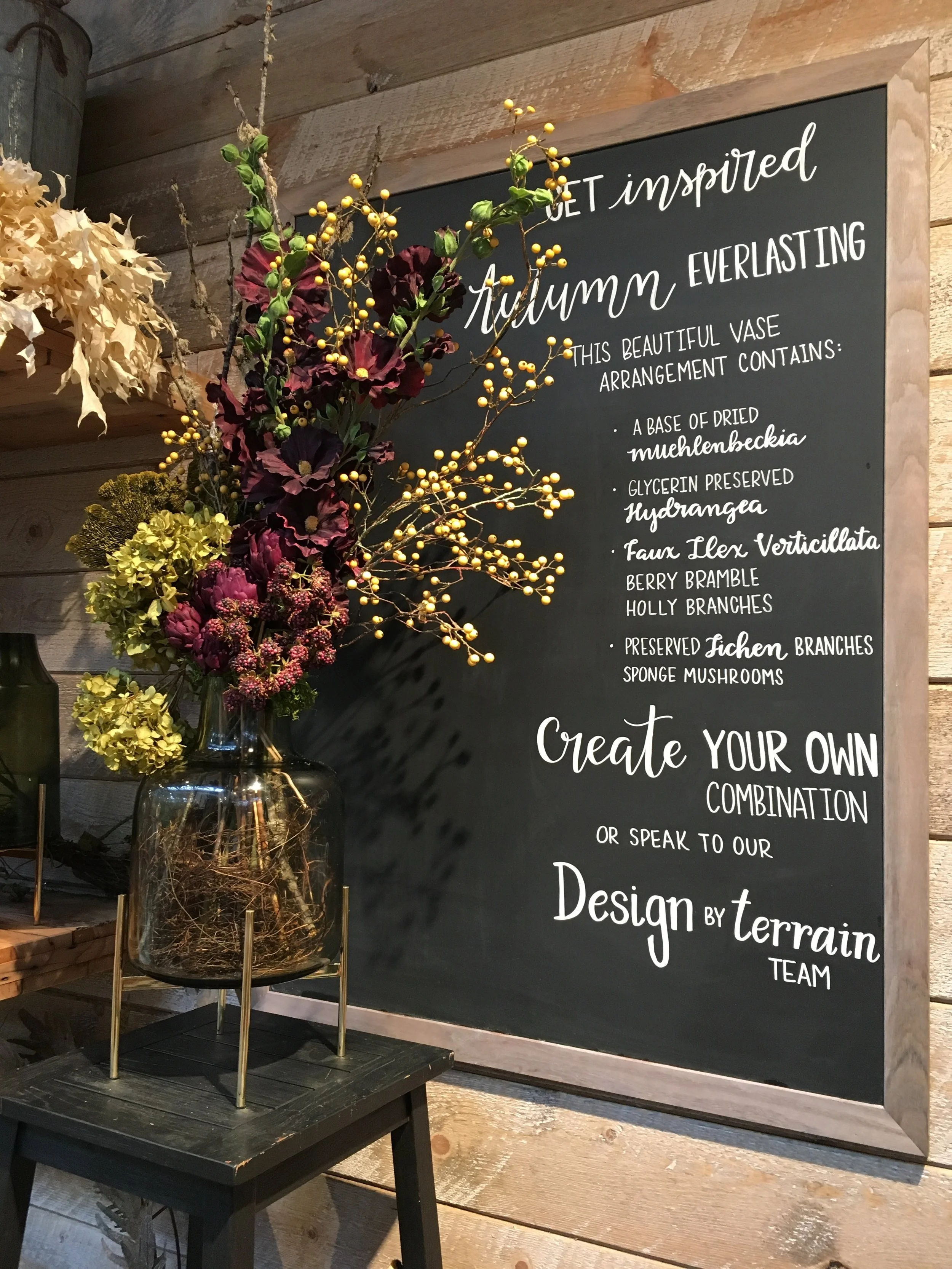 X-Large custom sign featured at Terrain Devon Yard