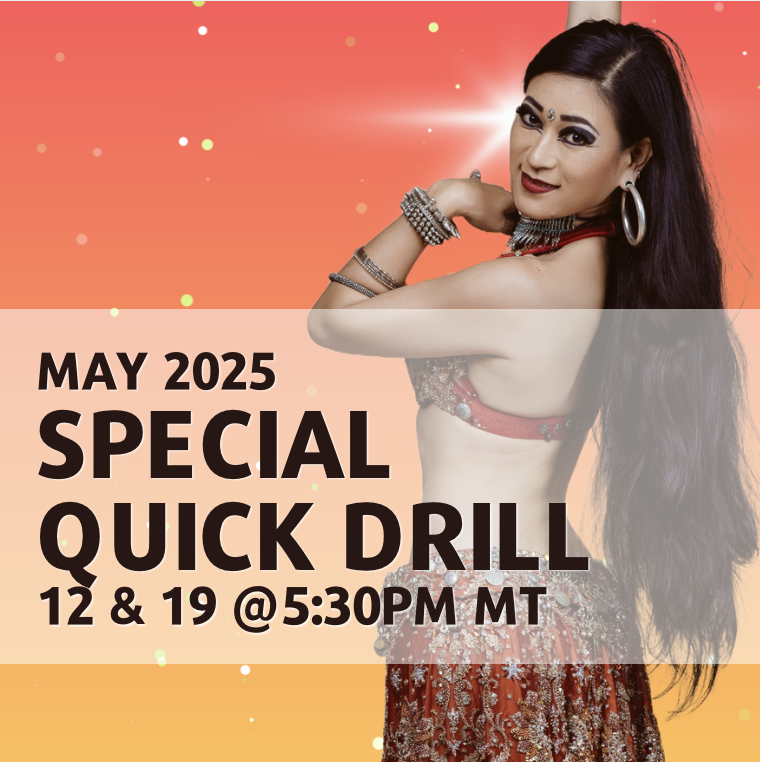 May Special Quick Drill - Bellydance Isolations + Zills!