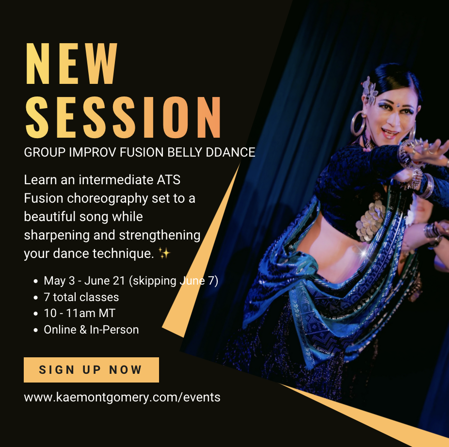 Kae's Group Improv Fusion Belly Dance Class