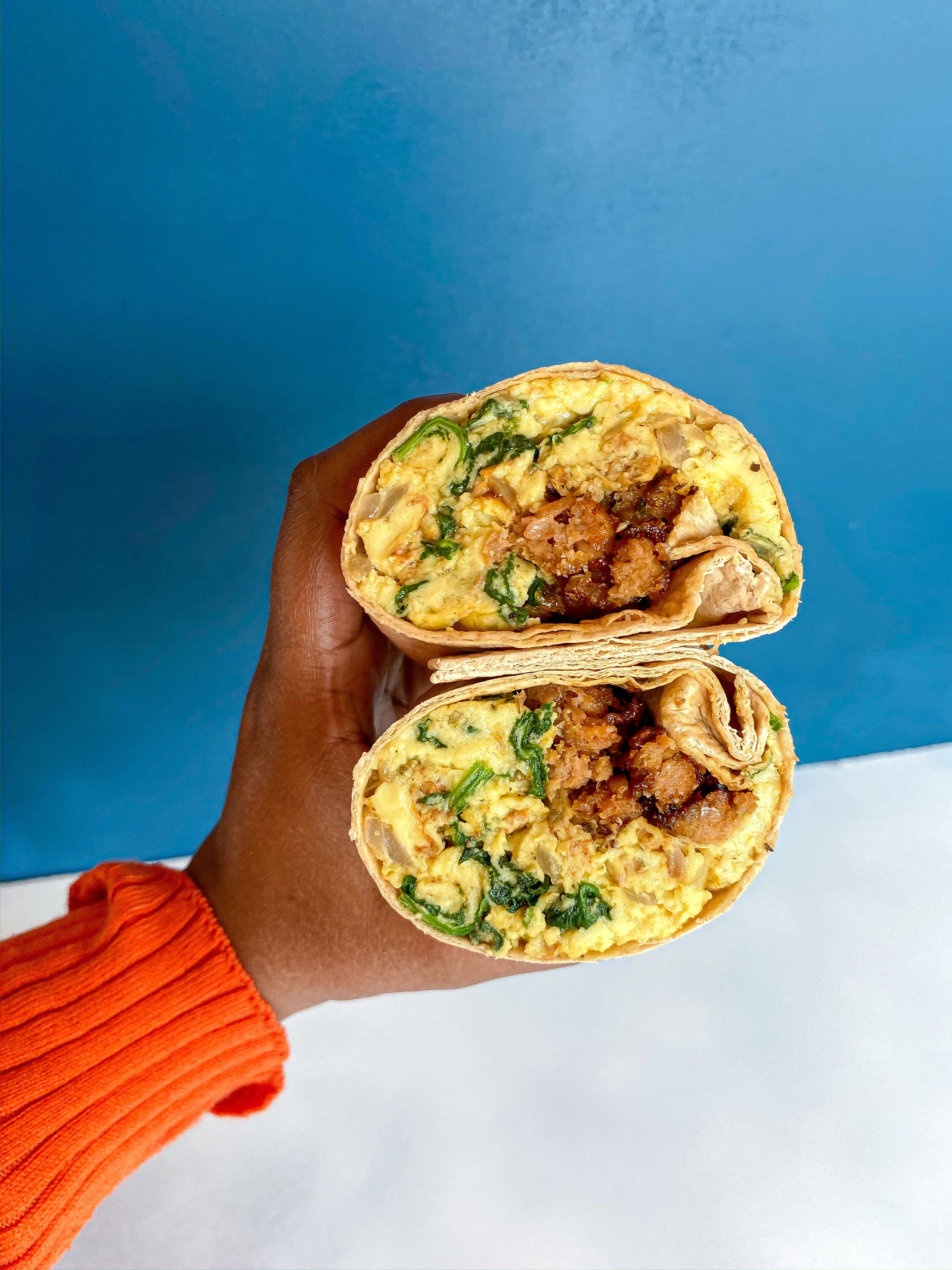 Easy Spicy-Maple Breakfast Burrito