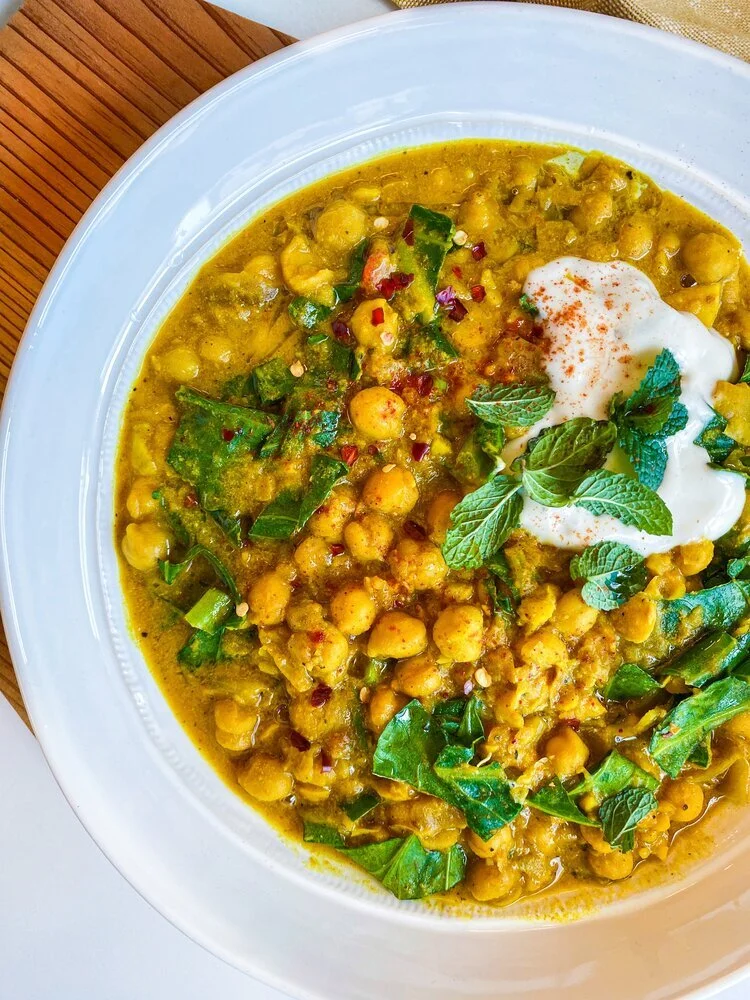Turmeric Chickpea Stew