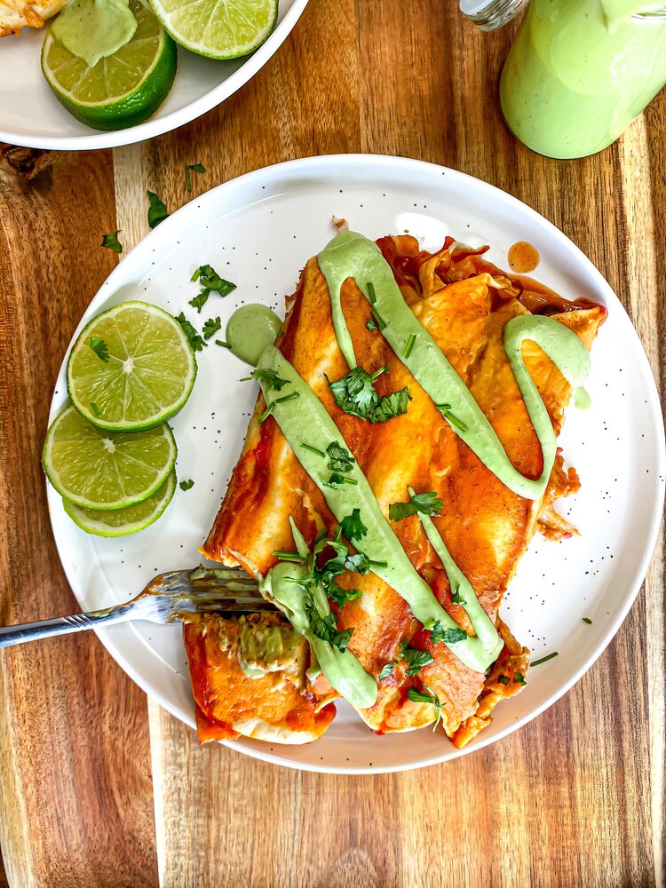 Vegan Breakfast Enchiladas — Sweet Greens Vegan
