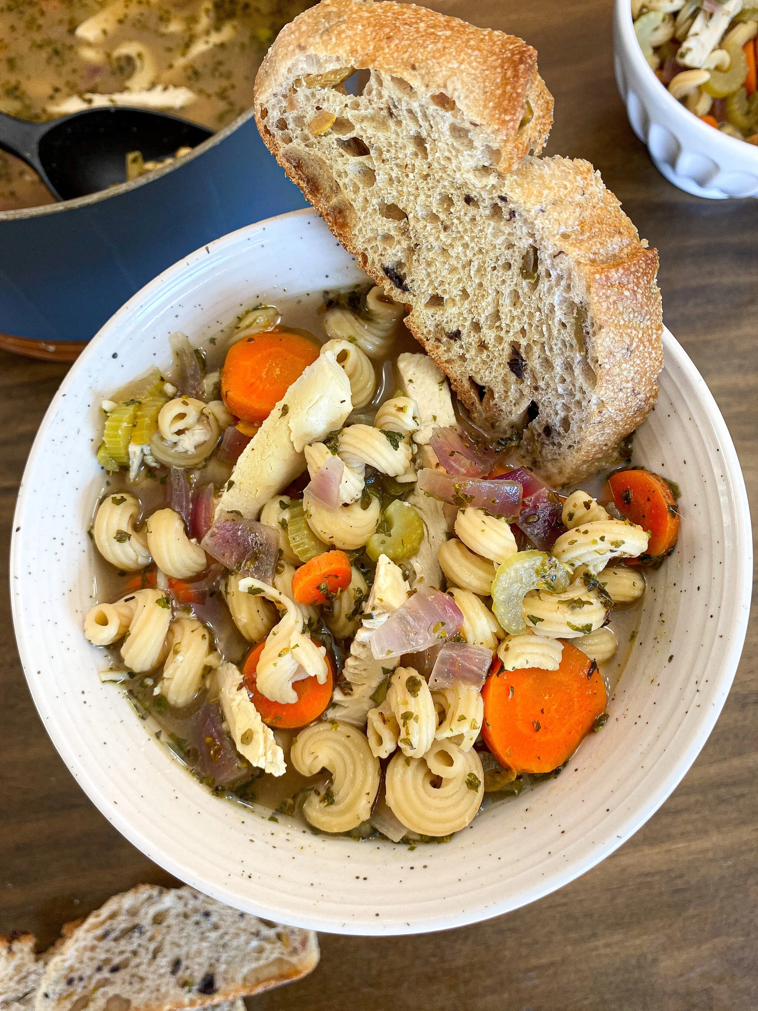 Vegan Chicken Noodle Soup