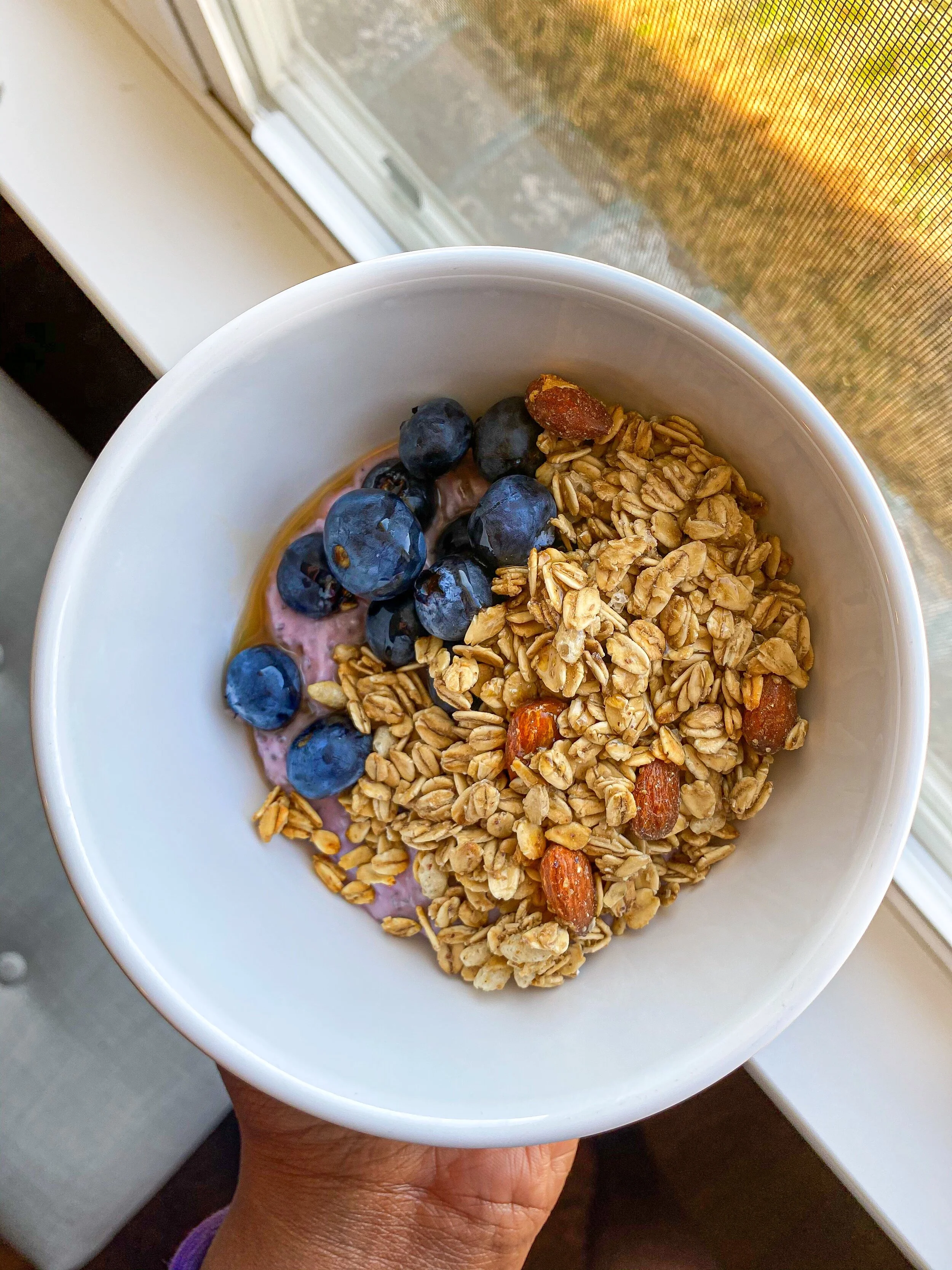 Blueberry Lavender Breakfast Parfait