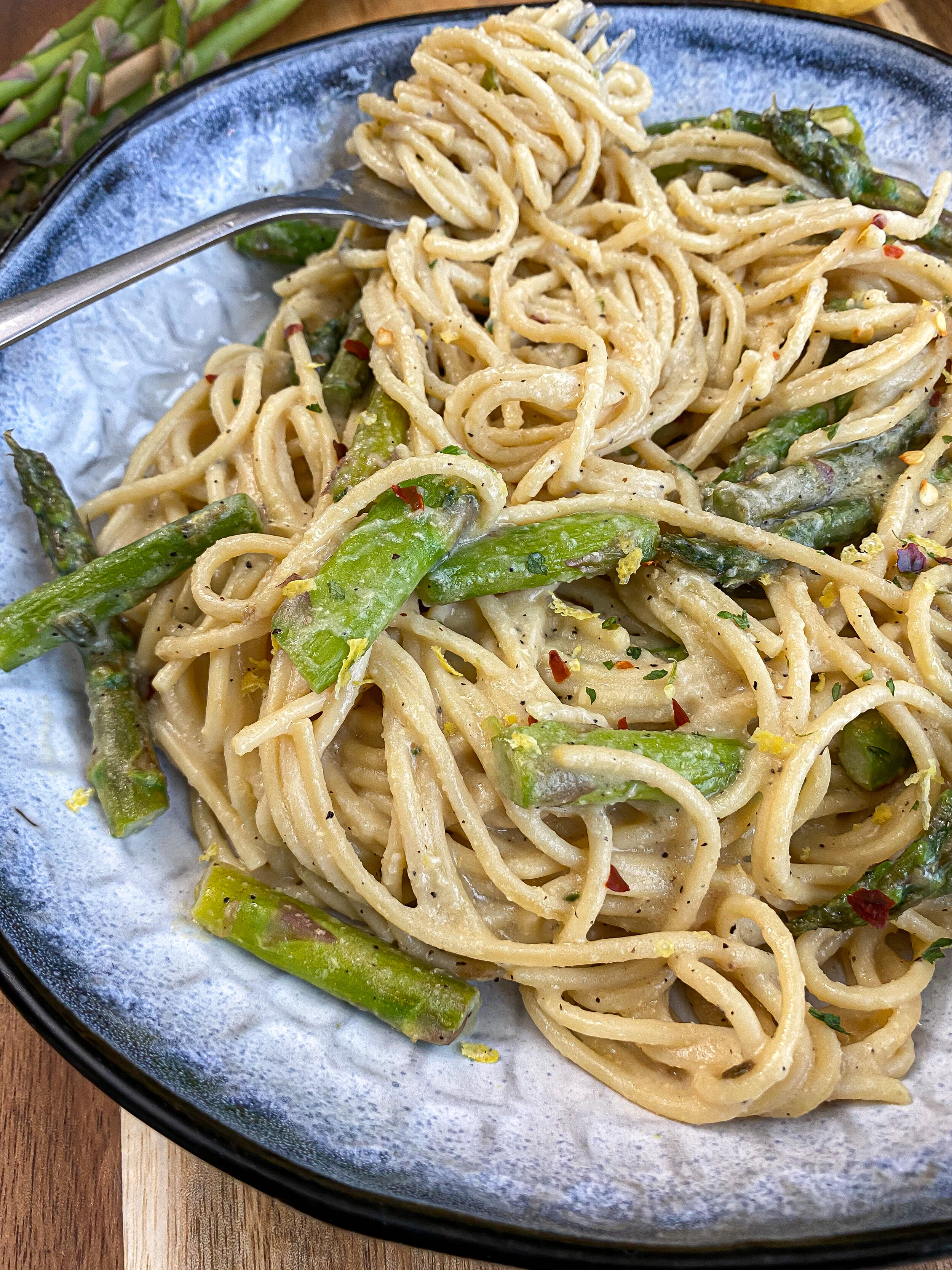 Lemon Garlic Yogurt Pasta 