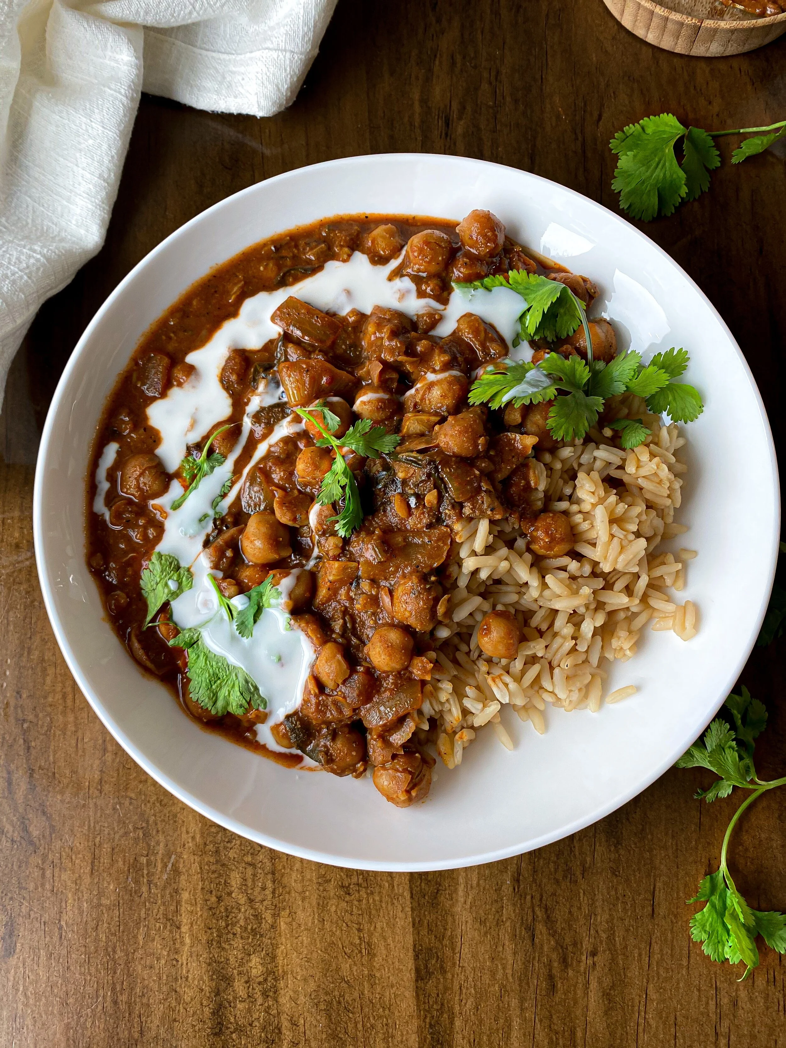 Cozy Harissa Chickpea Stew