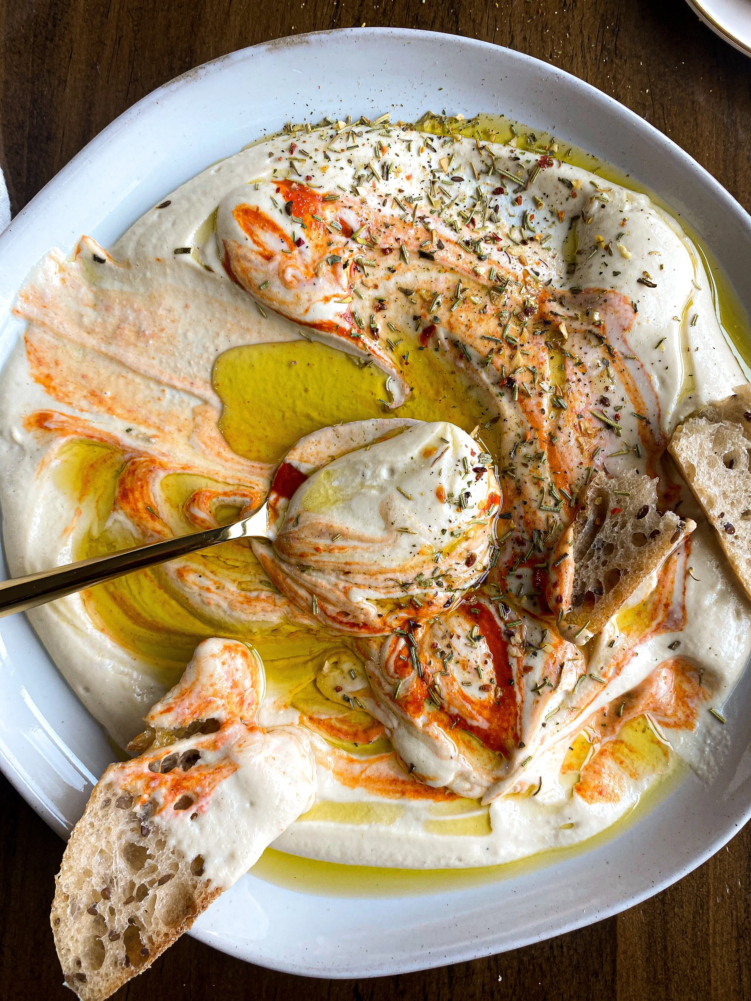 Creamy Cashew Sauce with Truffle Hot Sauce