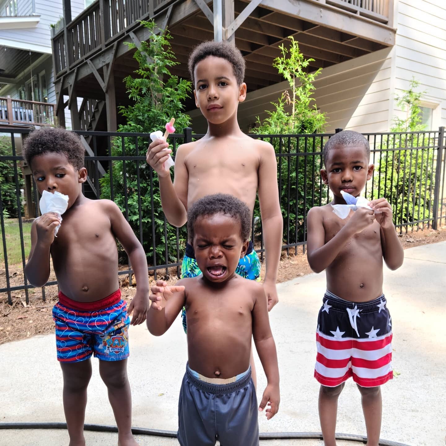 What a difference a year makes!!! Time Flys. #MillieBoyz #Gbabydroppedhispopsicle #lowercaseg