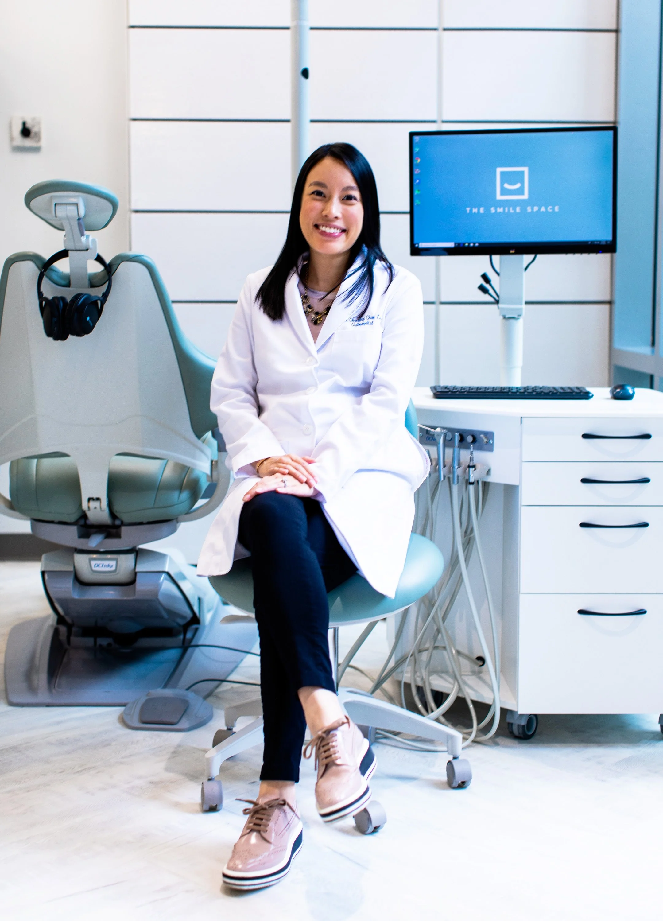 Dr. Christina Lee, orthodontist at The Smile Space in Belltown, Seattle.